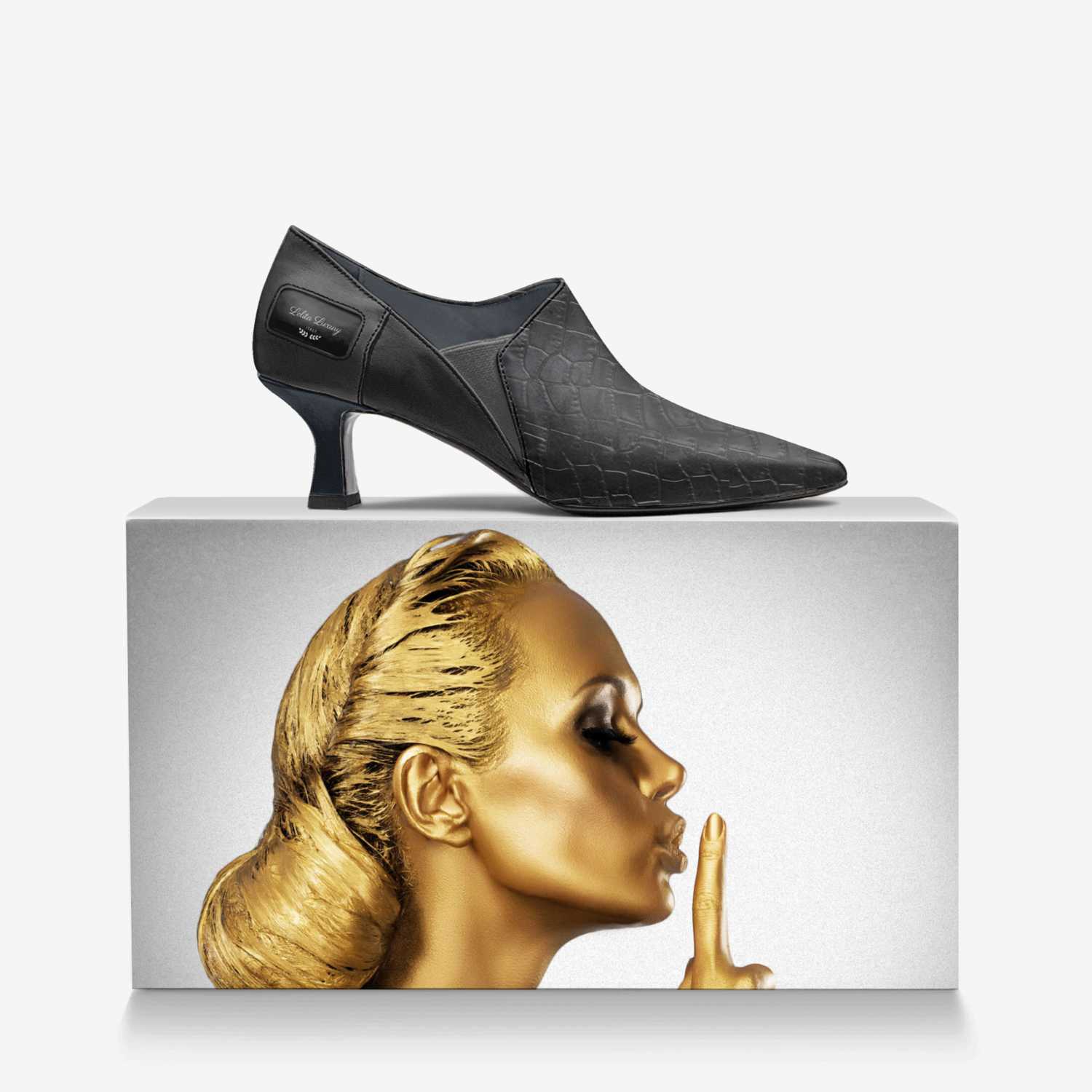 Lelita Luxury custom made in Italy shoes by Rosanny Amaro | Over box view