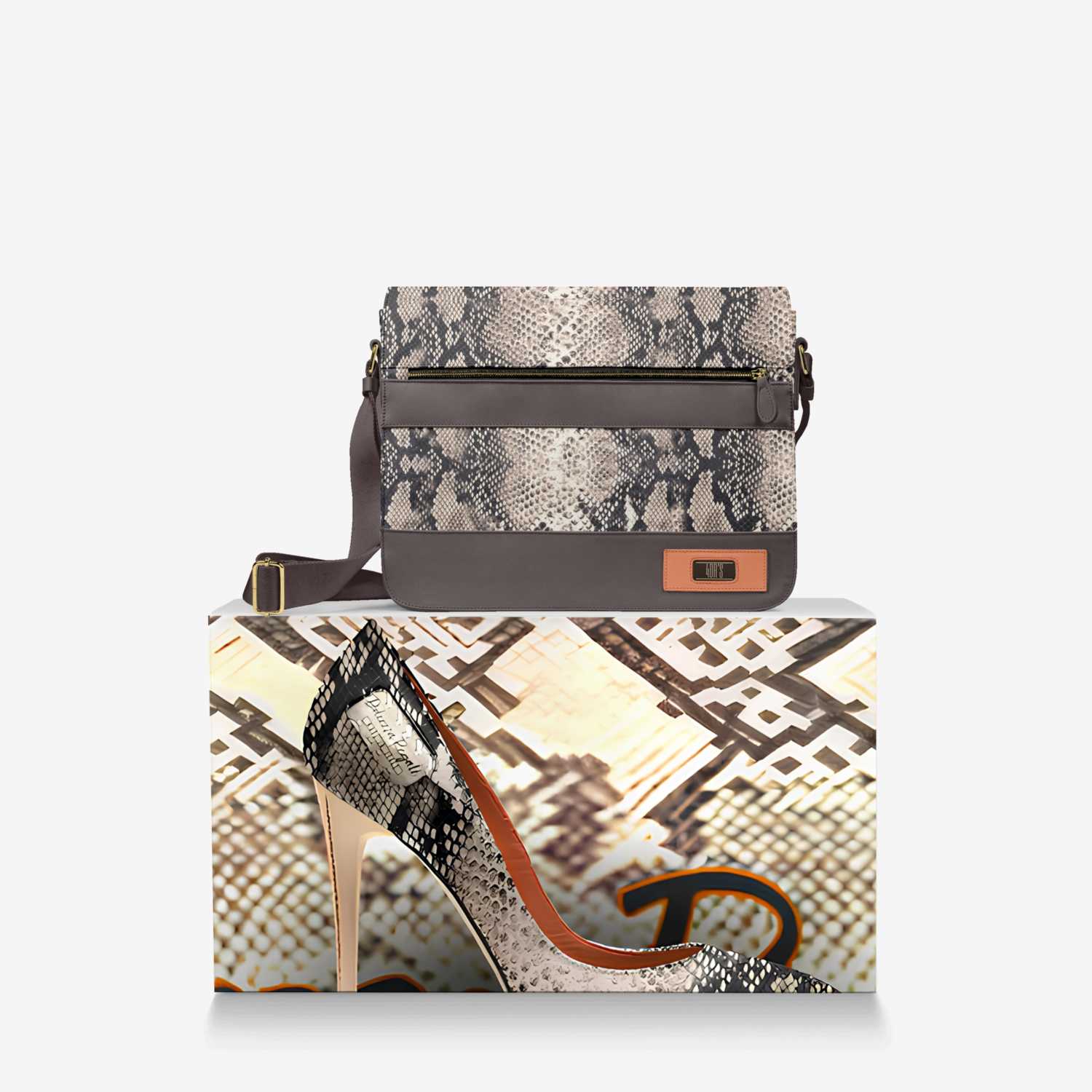 4DR's custom made in Italy design by Stevie Marie Floyd | Over box view