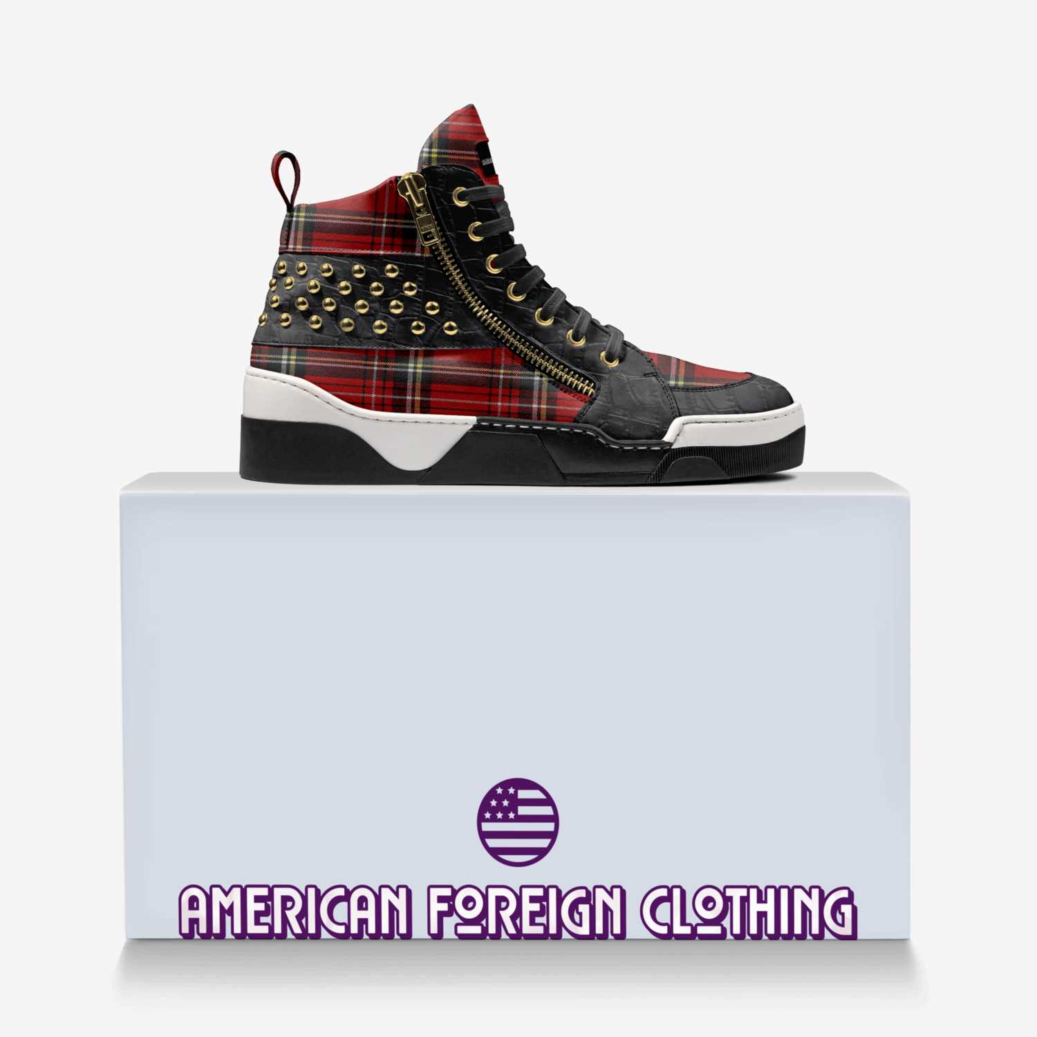 American Foreign c custom made in Italy shoes by Terico L Thompson | Over box view