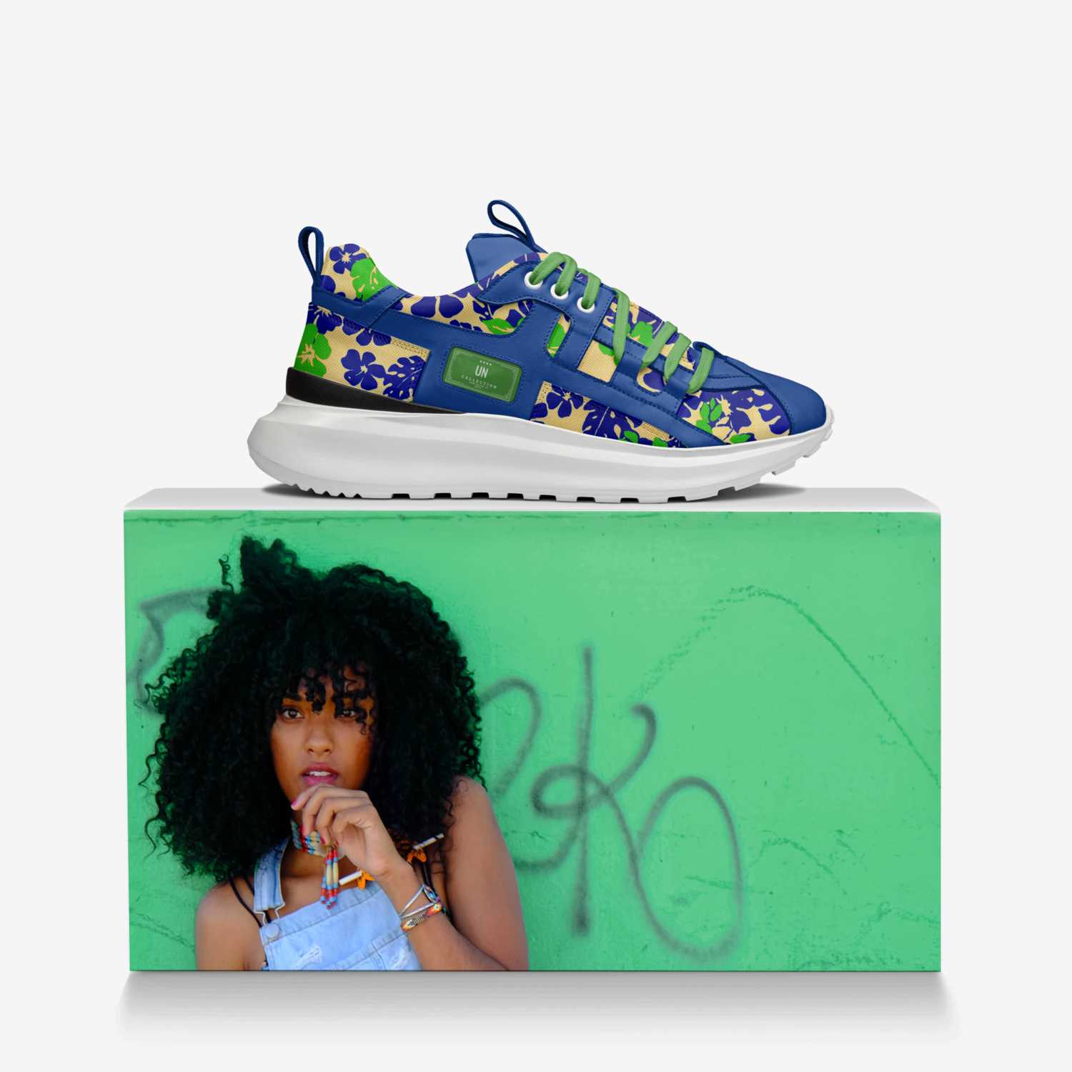 UN COLLECTION  custom made in Italy shoes by Duvall Daniels | Over box view