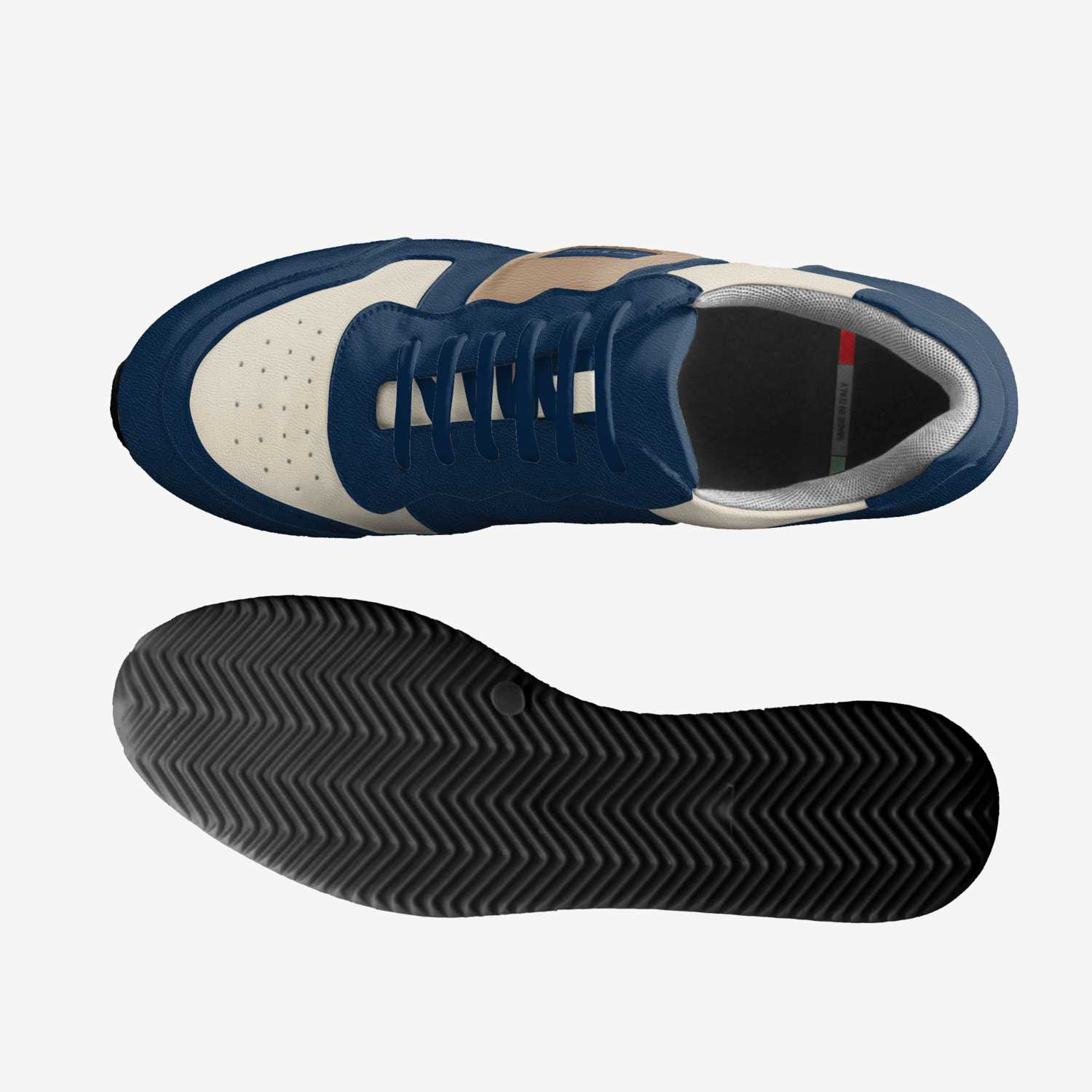 Augie W Johnson custom made in Italy shoes by Tishema Johnson Cromwell | Top view