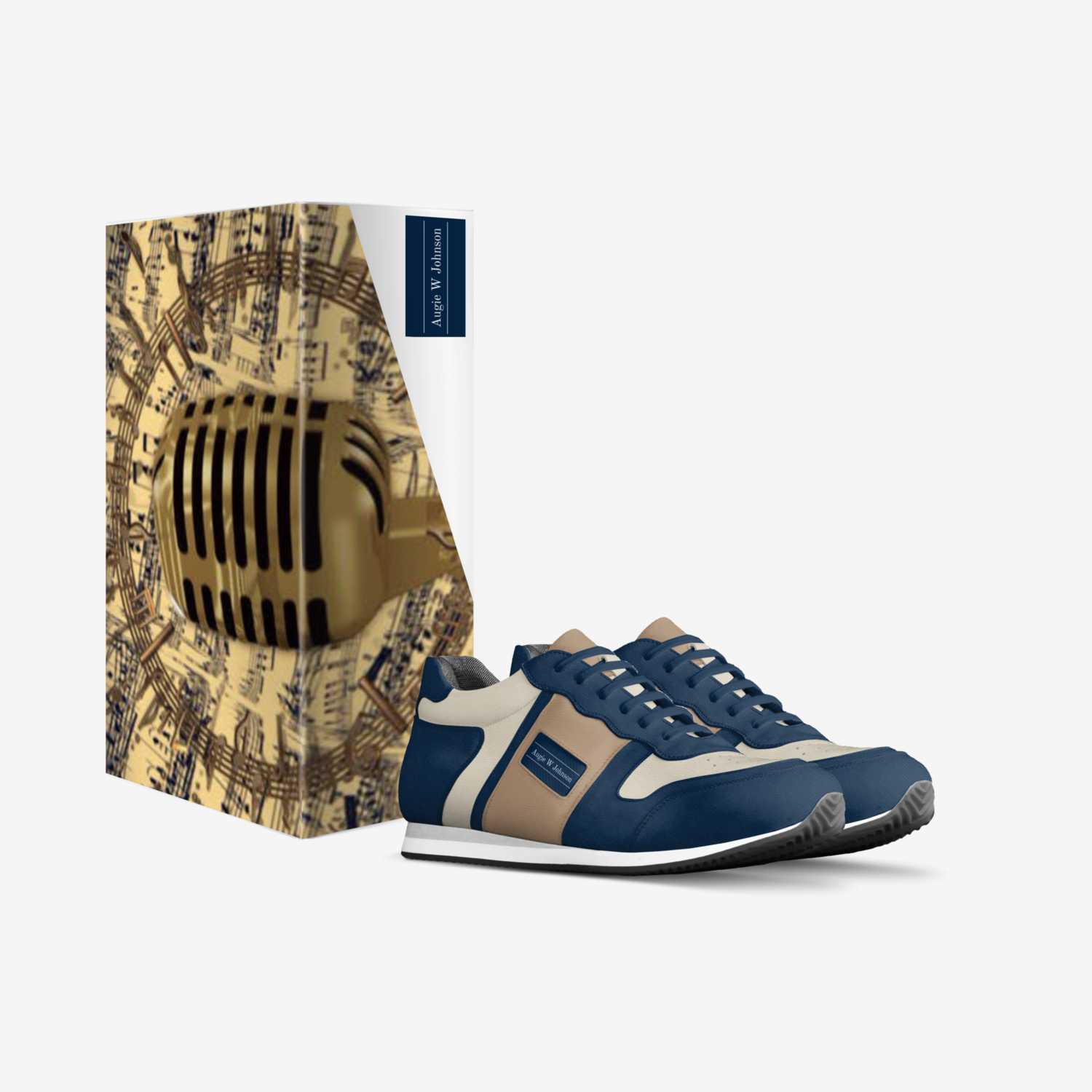 Augie W Johnson custom made in Italy shoes by Tishema Johnson Cromwell | Box view