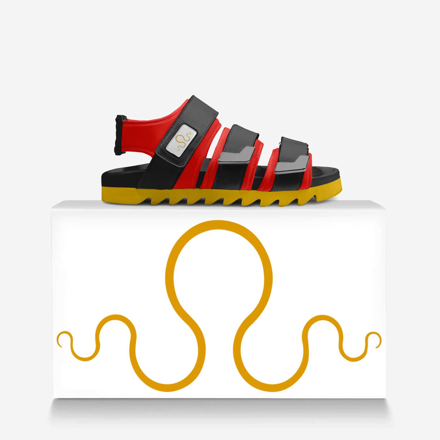 Kraken  custom made in Italy shoes by Carlos Segarra | Over box view