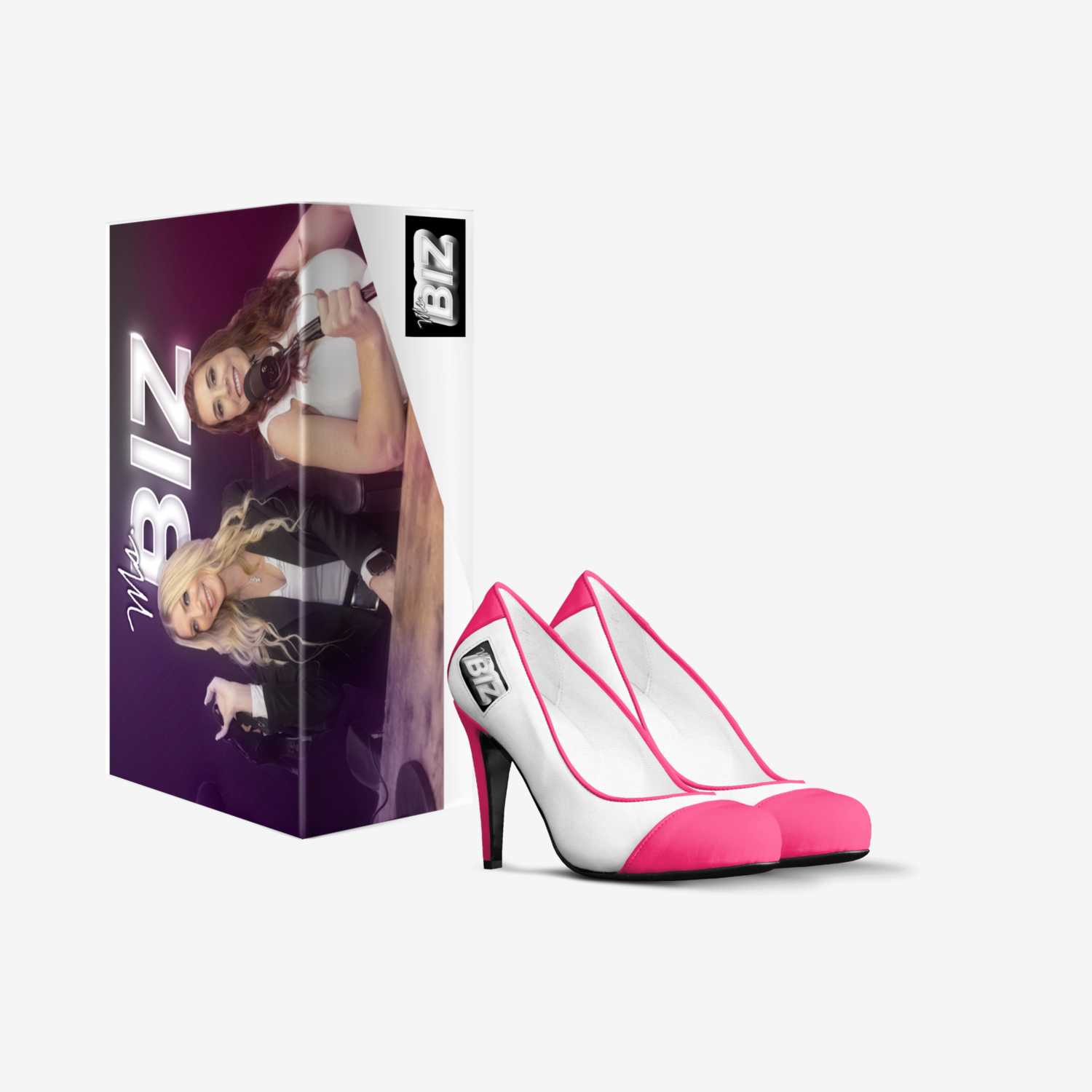 Ms. Biz  custom made in Italy shoes by Michael J. Watt Jr. | Box view