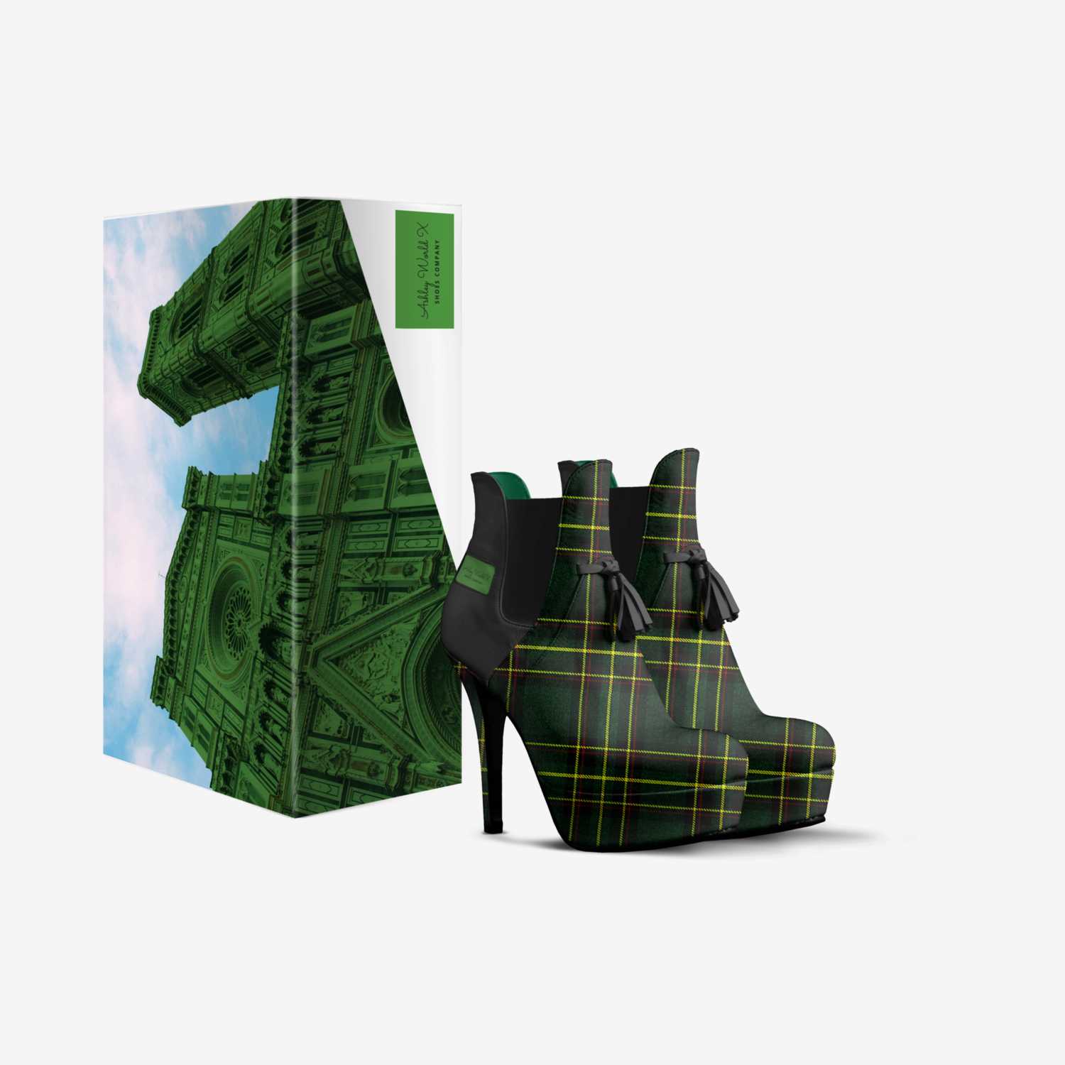 Ashley World X custom made in Italy shoes by Ebony Williams | Box view