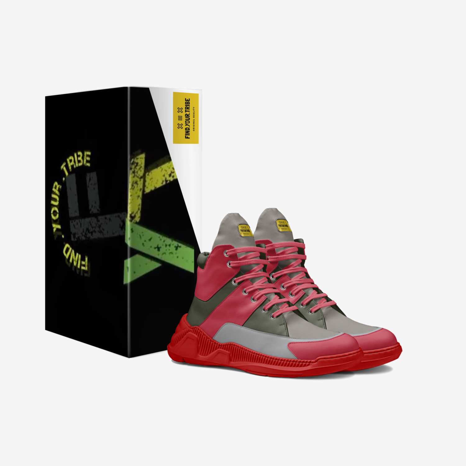 FIND.YOUR.TRIBE custom made in Italy shoes by Mfundo Radebe | Box view
