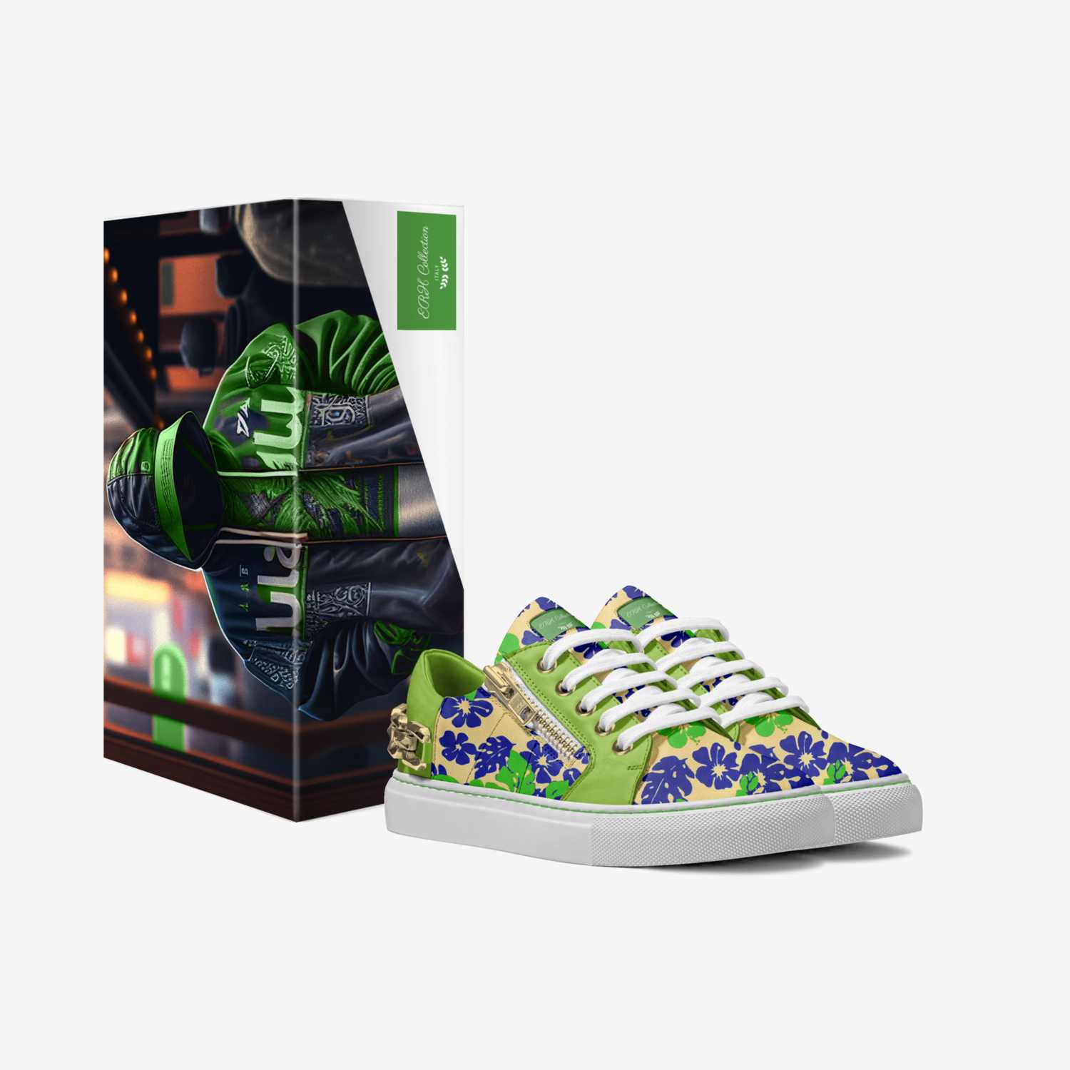 ERH Collection custom made in Italy shoes by Shemetrice Sanders | Box view