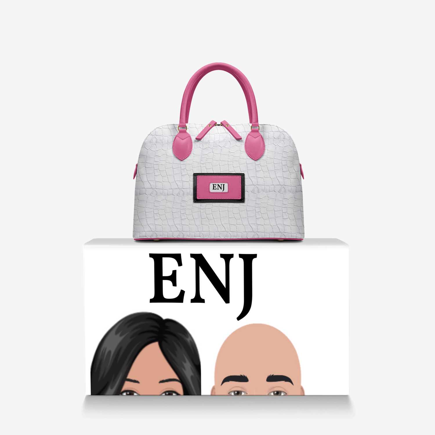 ENJ "CRYSTAL" custom made in Italy design by James Caceres | Over box view