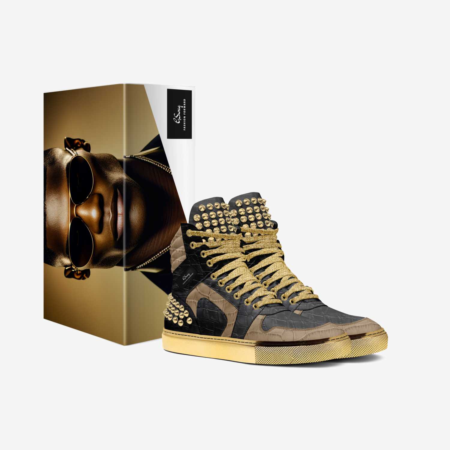 GSwag custom made in Italy shoes by Hollywood Canvas | Box view