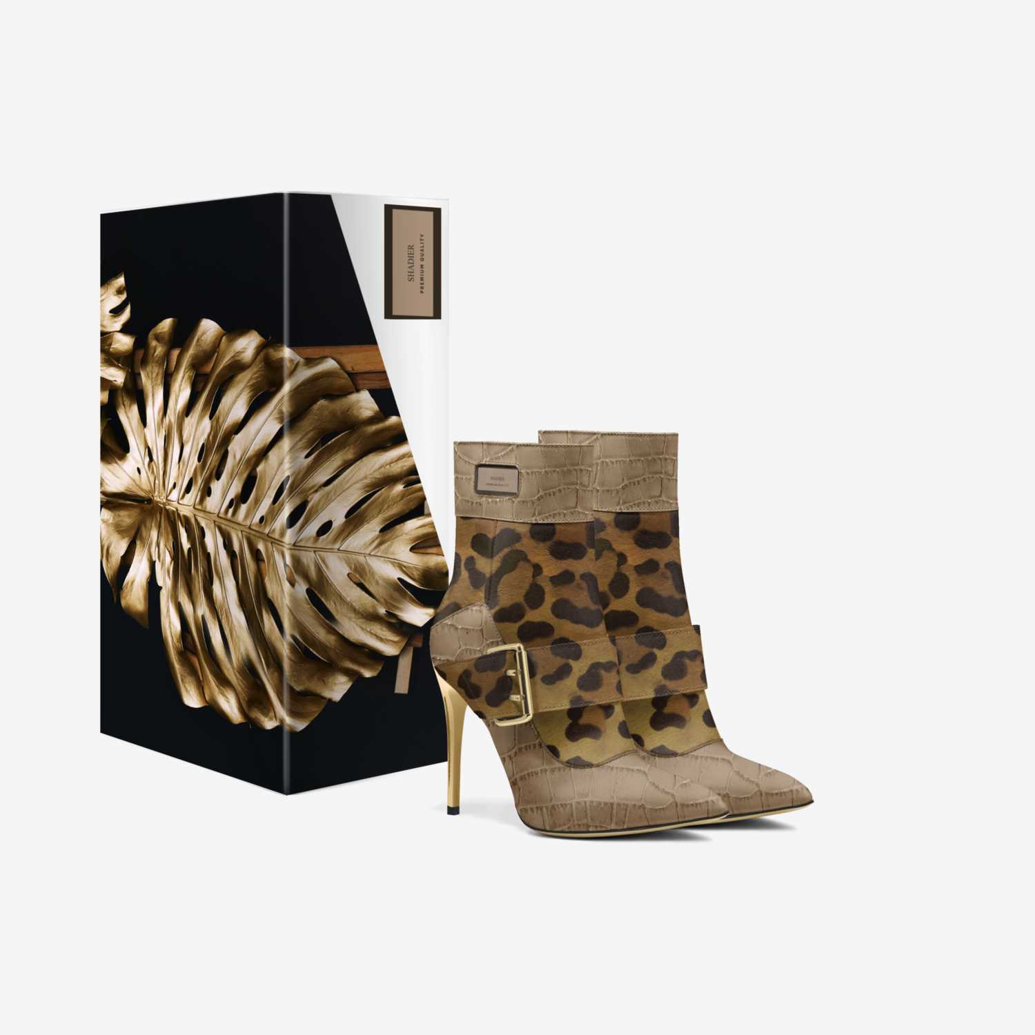 Shadier custom made in Italy shoes by Rashanda Mack | Box view