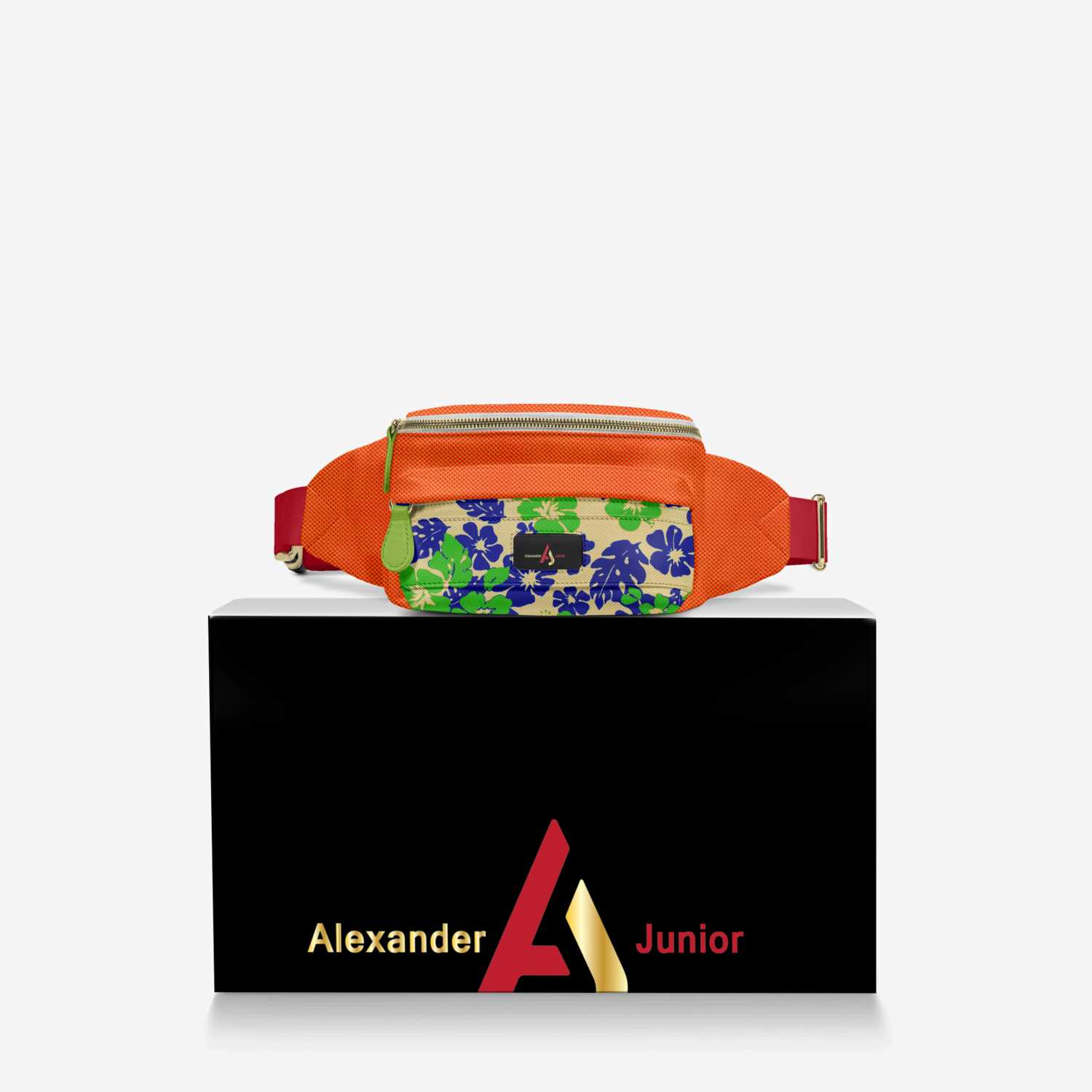 Alexander Junior custom made in Italy design by Alexander Woode | Over box view