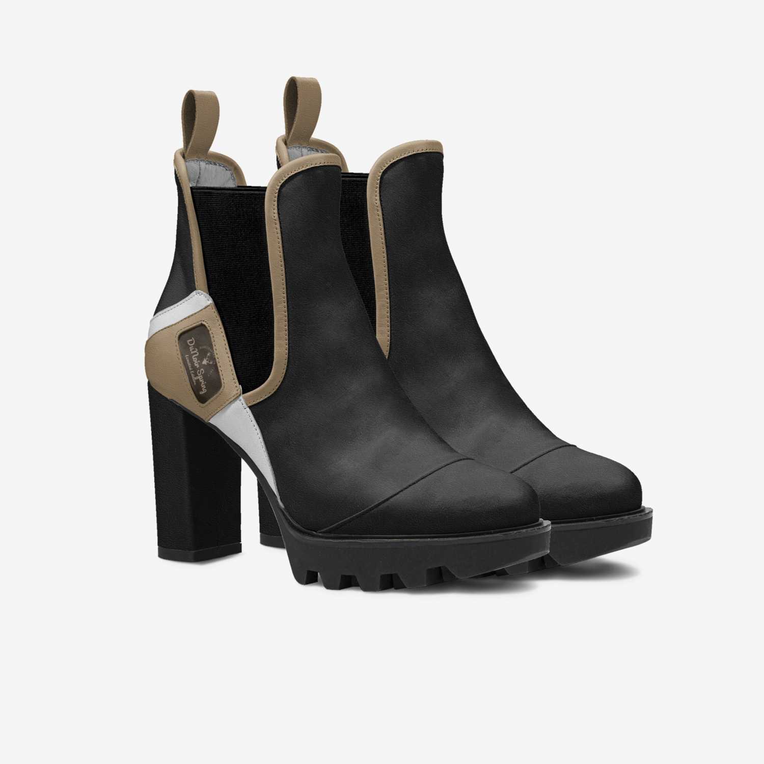 DuNoir Spring custom made in Italy shoes by Michael Phillips | Double view