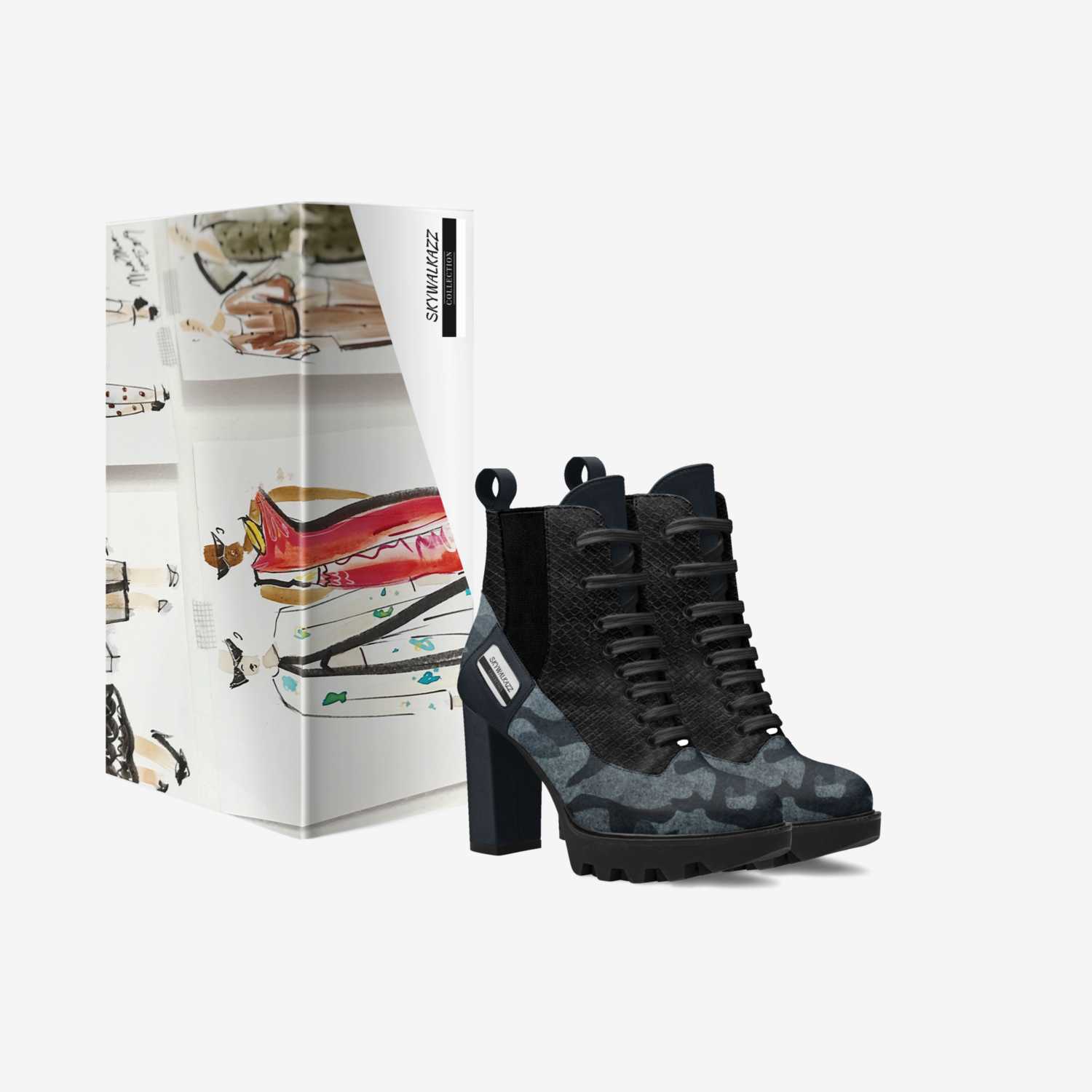 Bozz custom made in Italy shoes by Cordarius Gatlin | Box view