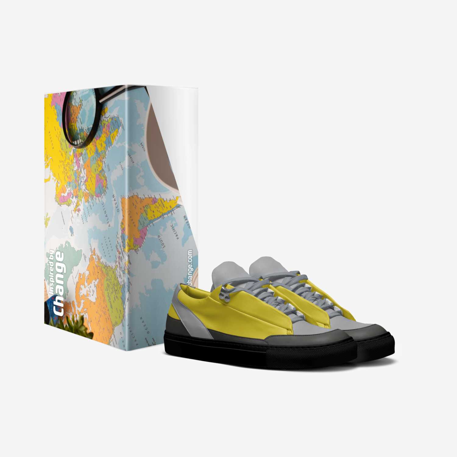 Wanderlust T4L  custom made in Italy shoes by Inspired By Change | Box view