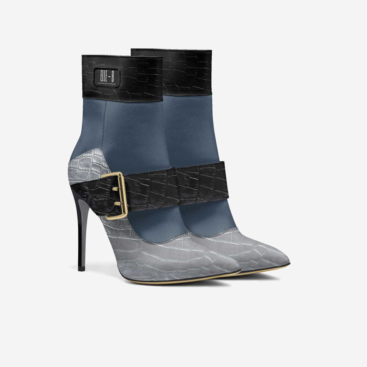 ELLE - B custom made in Italy shoes by Mister Bonafide | Double view