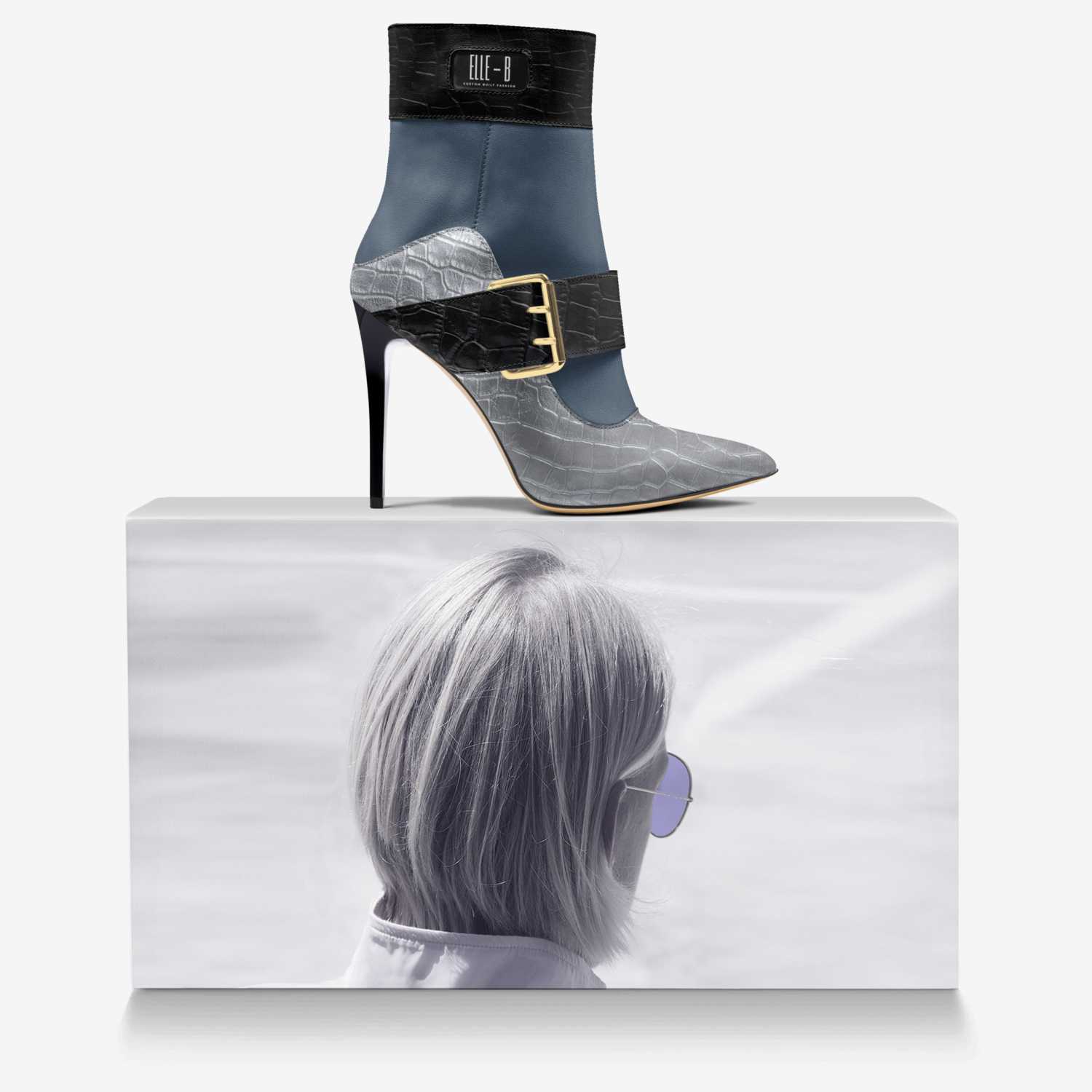 ELLE - B custom made in Italy shoes by Mister Bonafide | Over box view