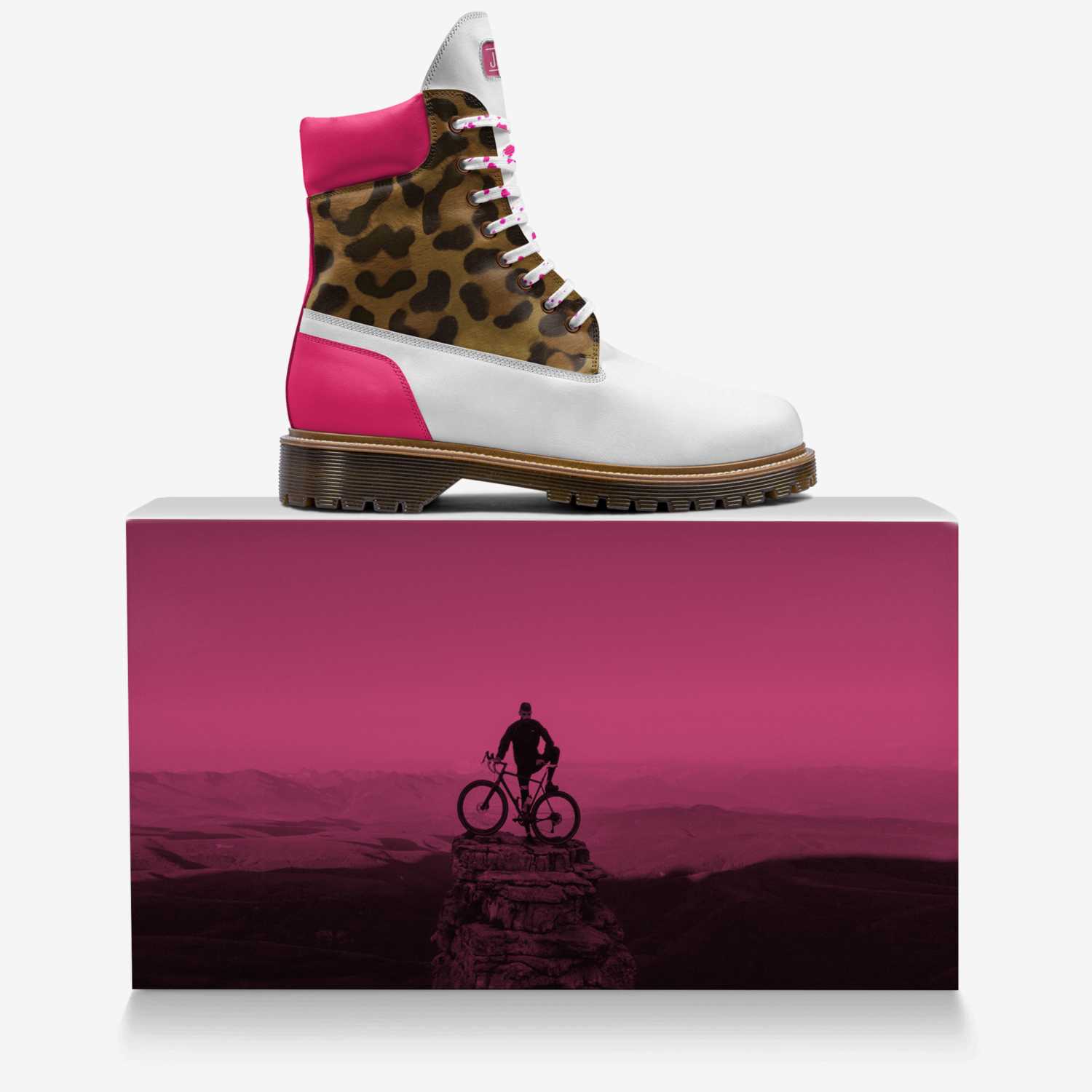 Jay Razby  custom made in Italy shoes by Jay Rock | Over box view
