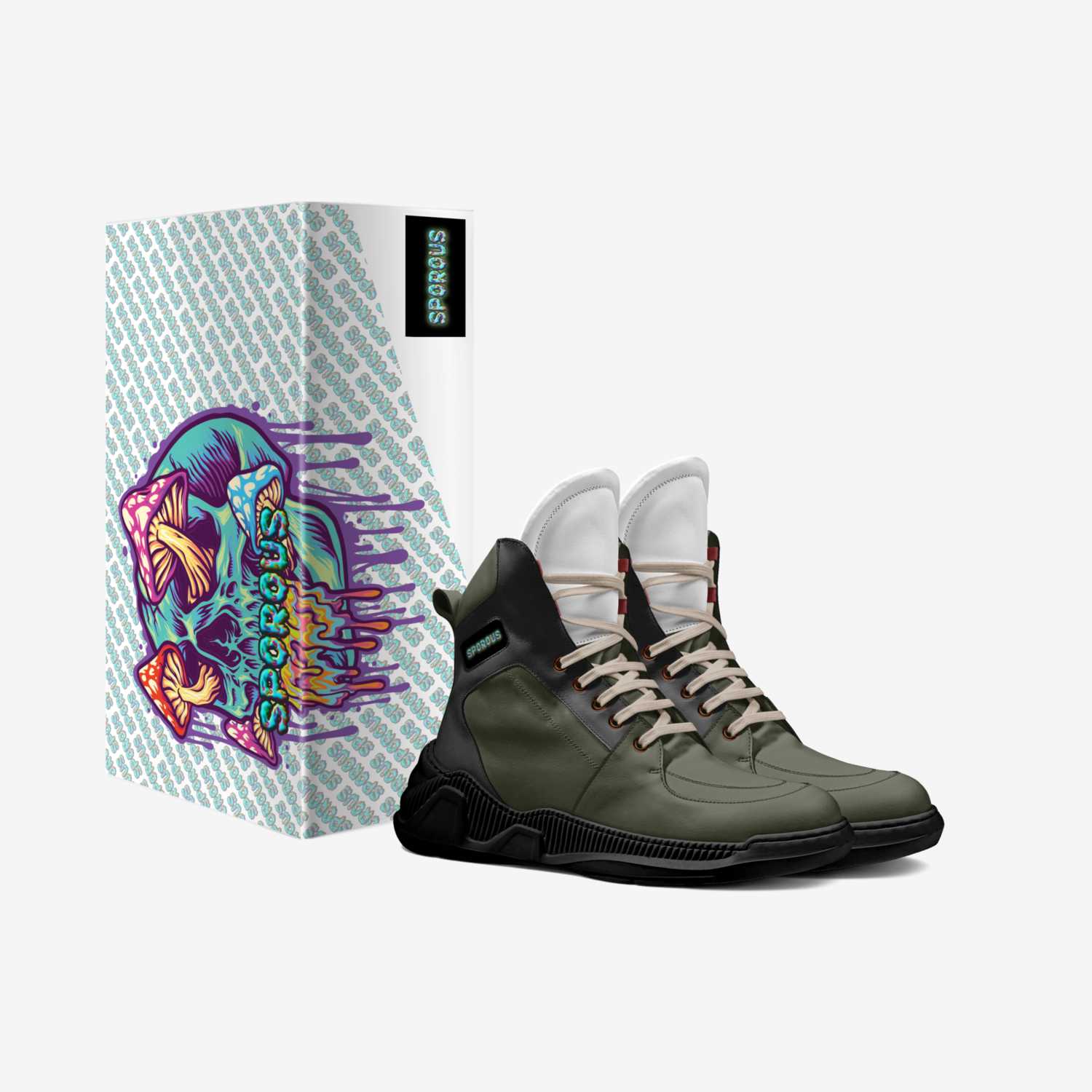 Sporous "Cog Sol" custom made in Italy shoes by David Comeau | Box view