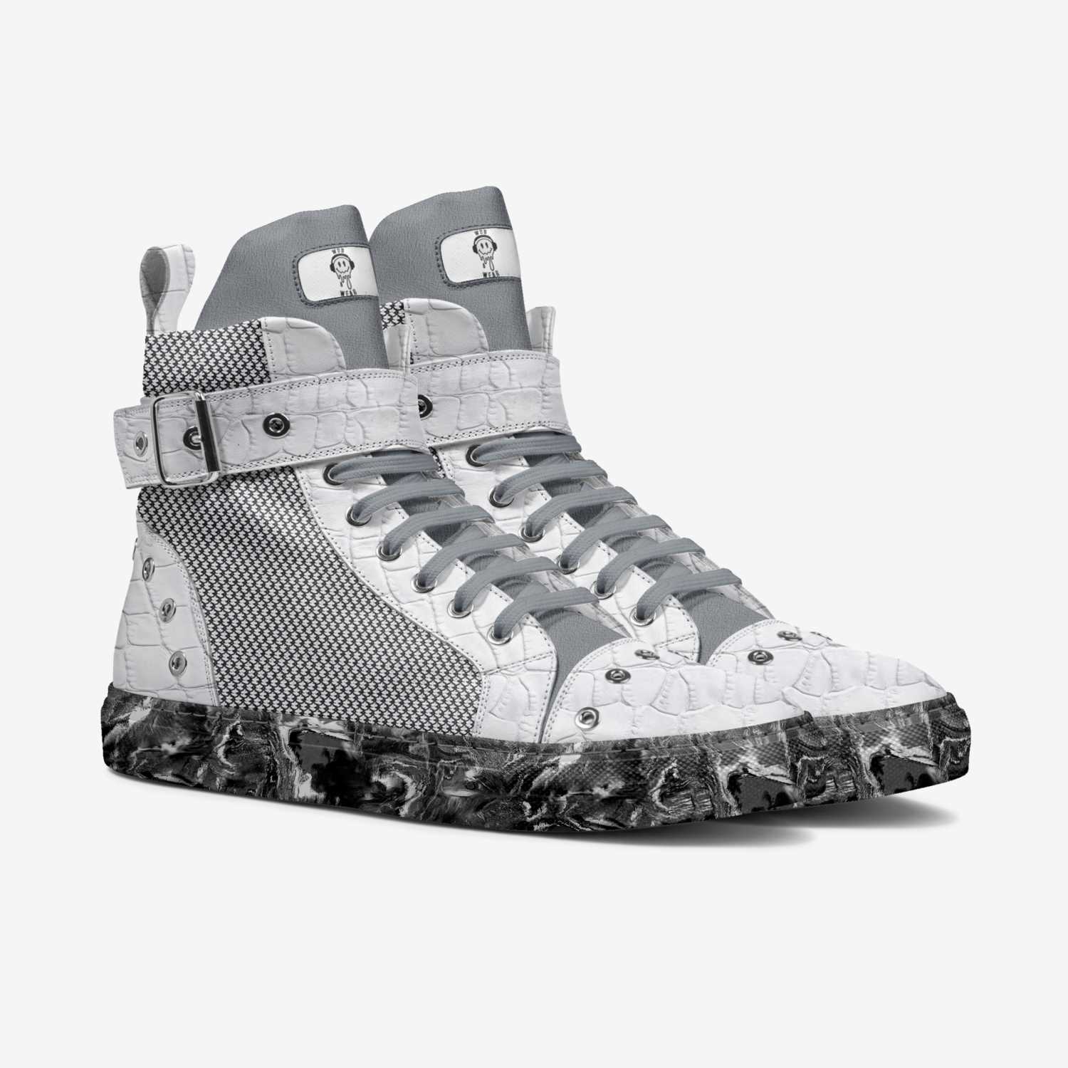 Sol-Glo 1's custom made in Italy shoes by Anthony Anderson | Double view