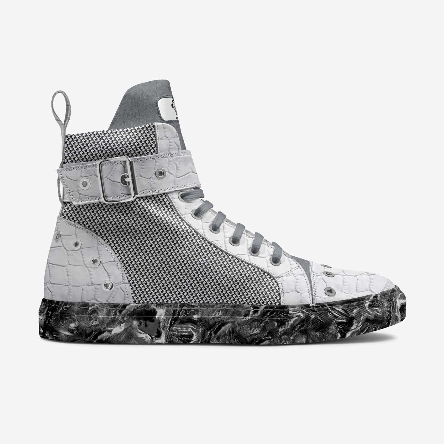 Sol-Glo 1's custom made in Italy shoes by Anthony Anderson | Side view