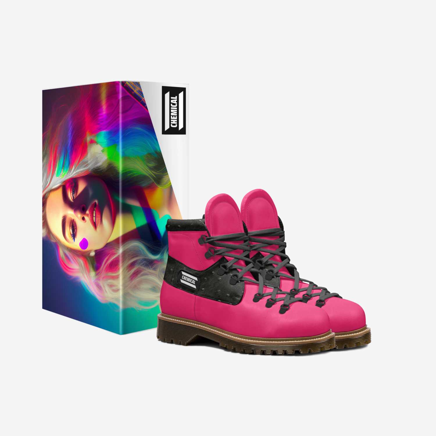 CHEMICAL  custom made in Italy shoes by Dashawn Johnson | Box view
