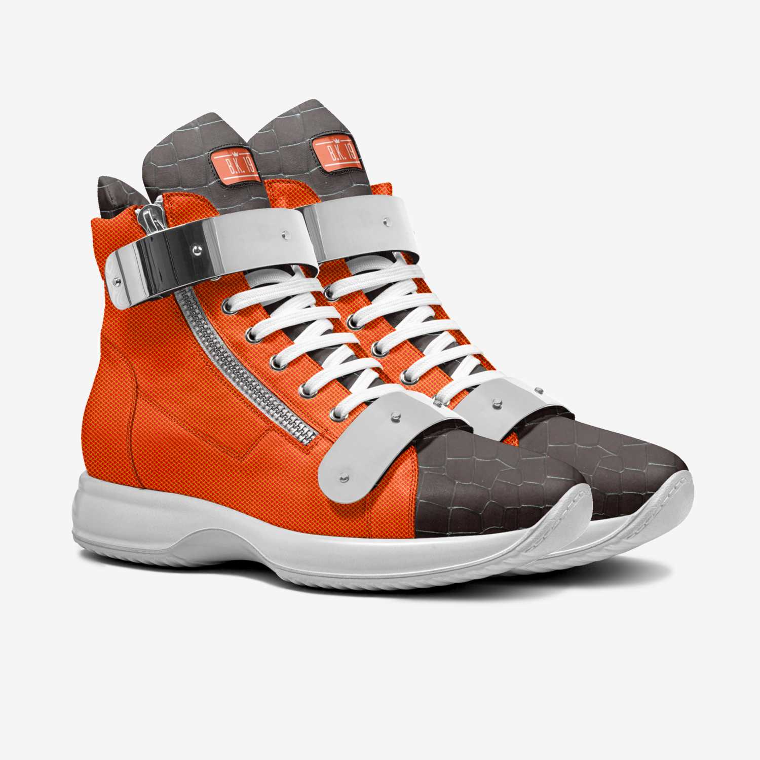 B.K. 19 custom made in Italy shoes by Jay Rock | Double view