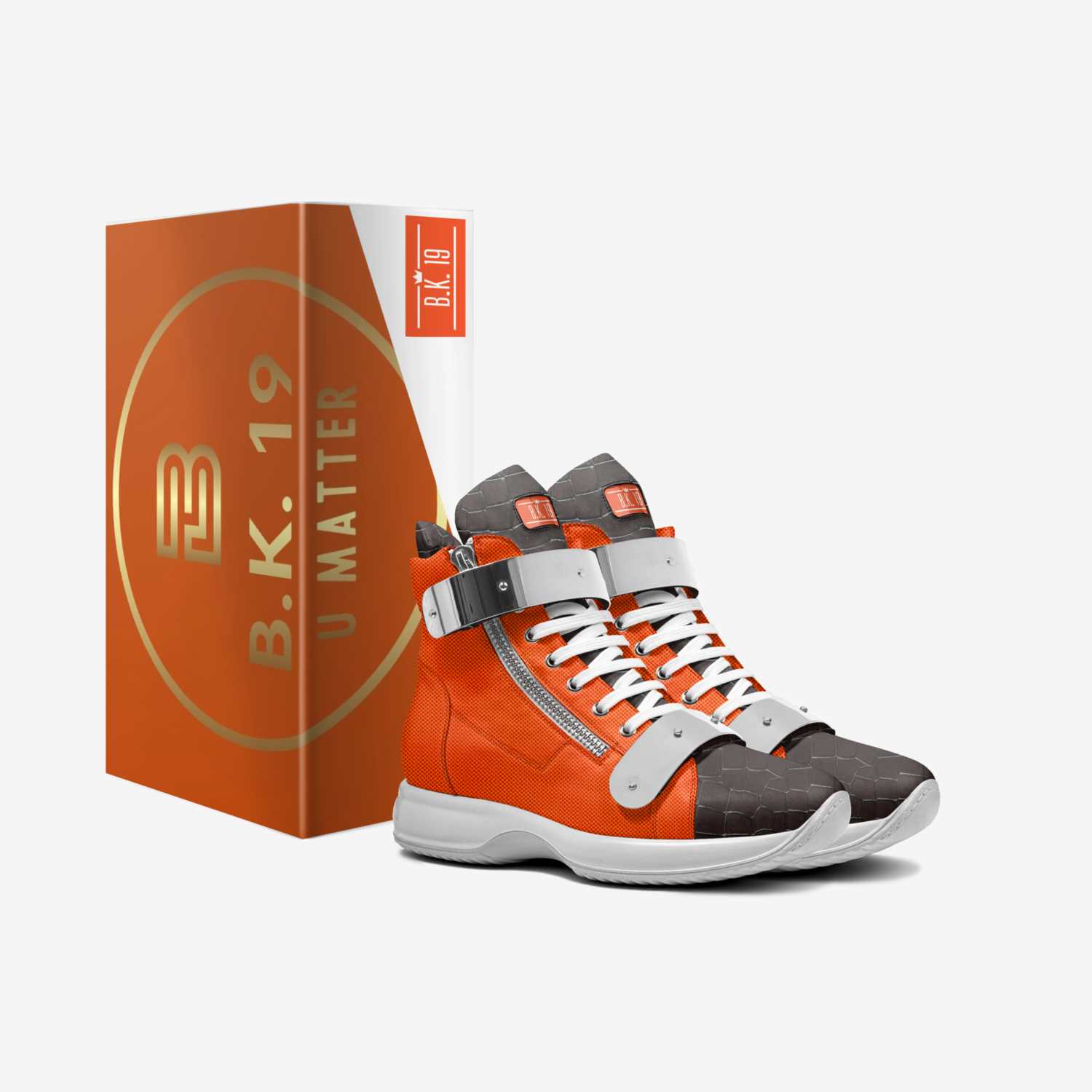 B.K. 19 custom made in Italy shoes by Jay Rock | Box view