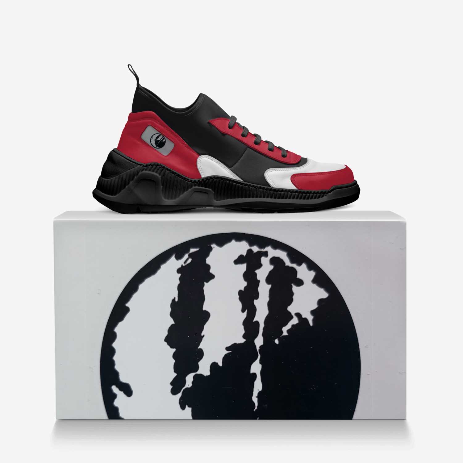 Couzinz custom made in Italy shoes by James Scruggs | Over box view