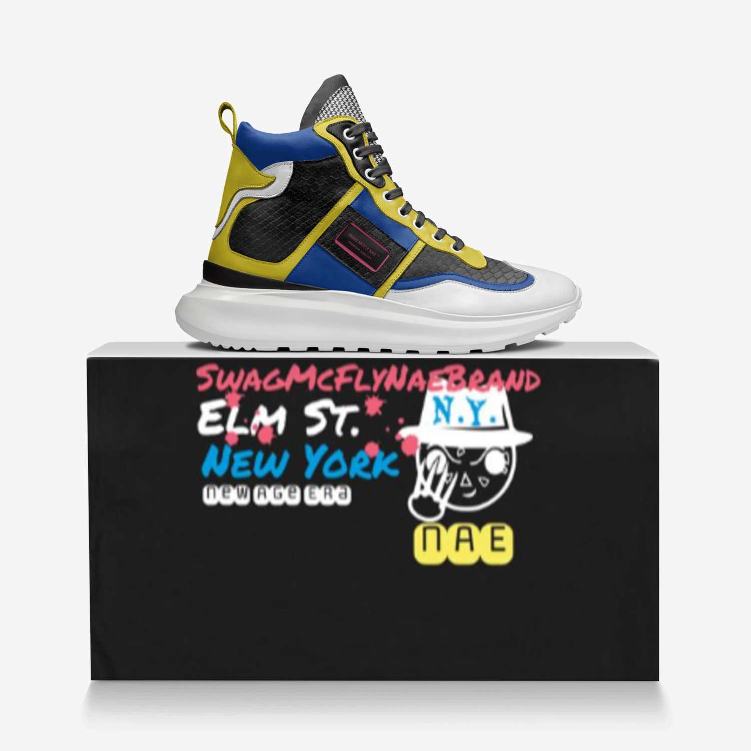 Swag McFly NAE ™️ custom made in Italy shoes by Rechard R Newman | Over box view