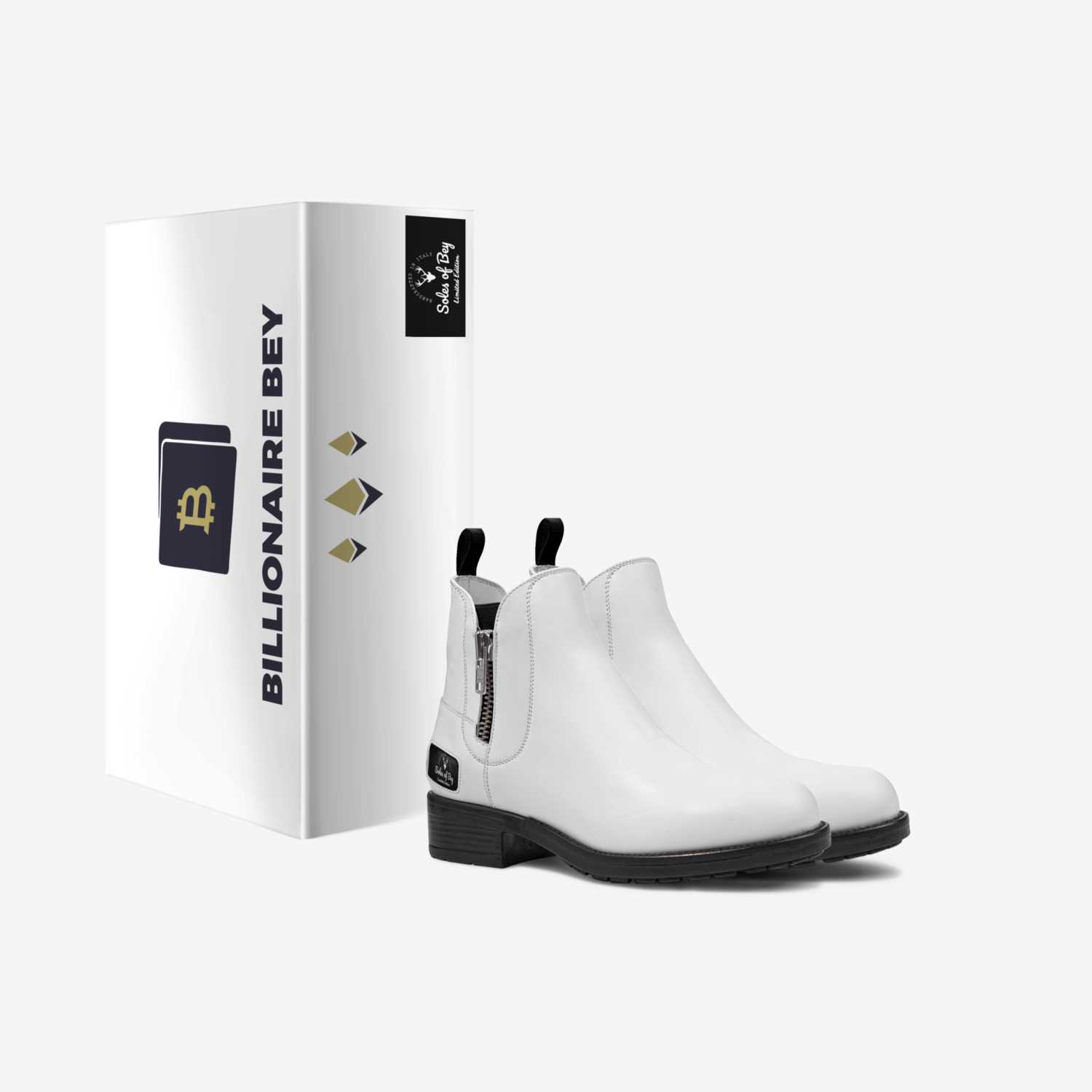 Soles of Bey  custom made in Italy shoes by Quiame Bey | Box view