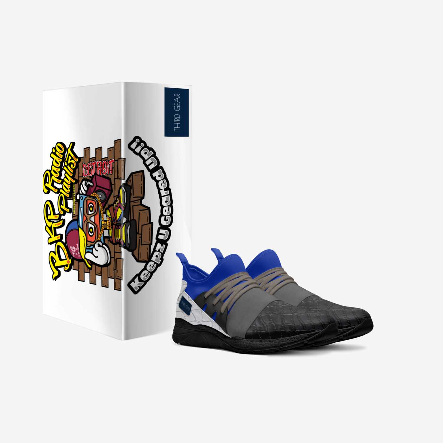 THiRD GEAR- DETAiL custom made in Italy shoes by David Mitchell | Box view