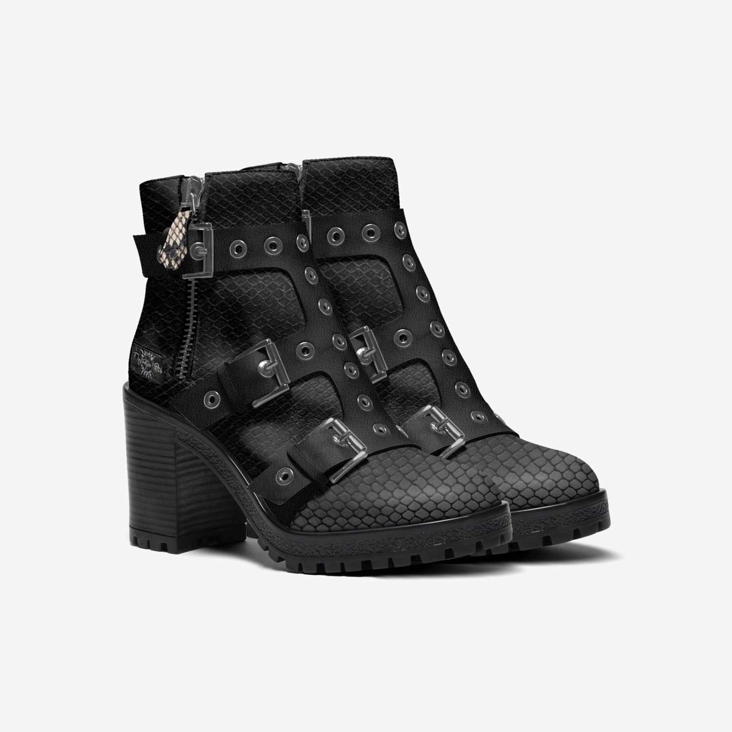 DESTROYER CLUB custom made in Italy shoes by Redstar Mafia | Double view