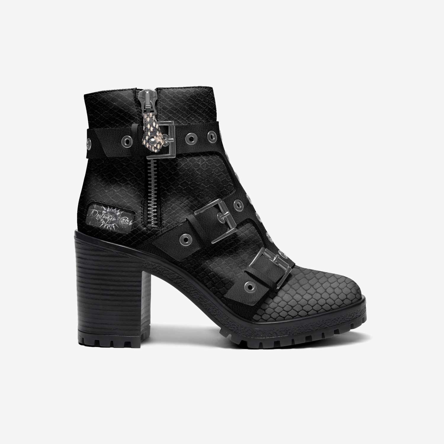 DESTROYER CLUB custom made in Italy shoes by Redstar Mafia | Side view