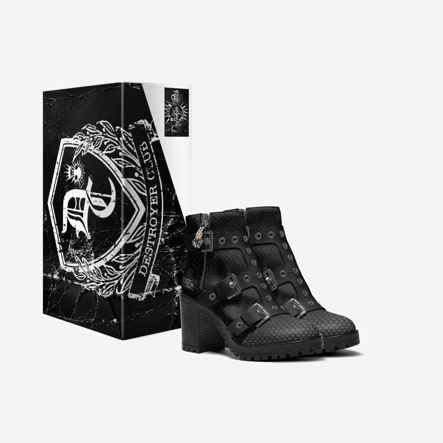 DESTROYER CLUB custom made in Italy shoes by Redstar Mafia | Box view