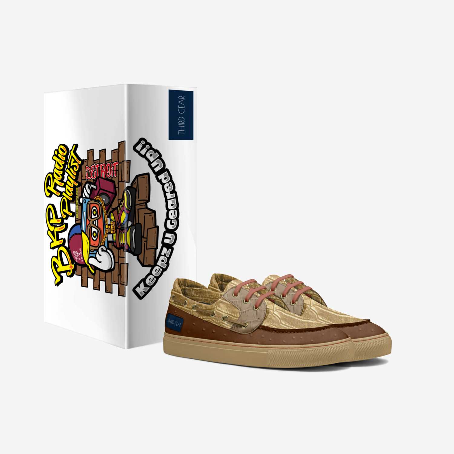THiRD GEAR - PRUMZ custom made in Italy shoes by David Mitchell | Box view