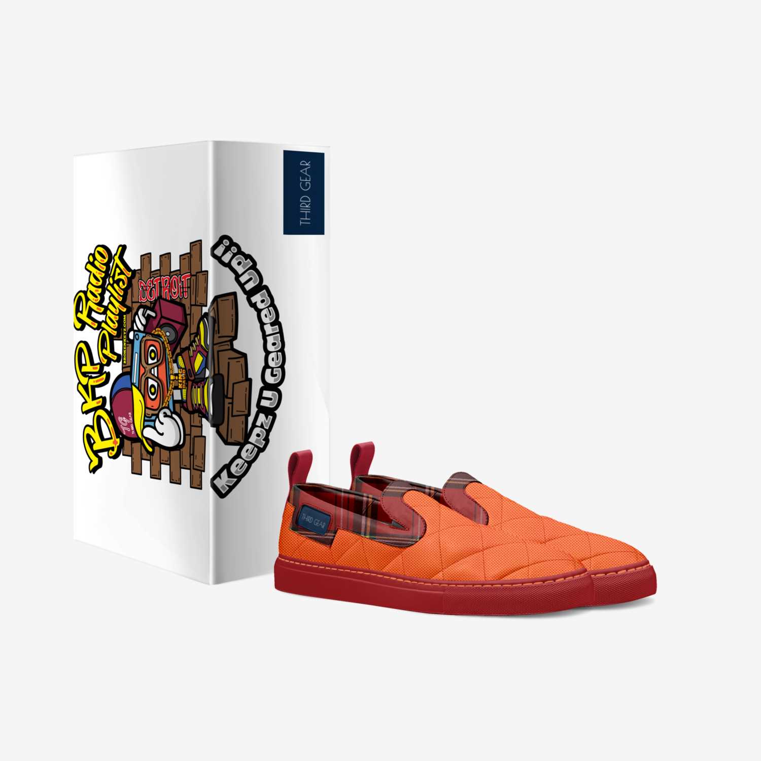 THiRD GEAR  ISLAND custom made in Italy shoes by David Mitchell | Box view