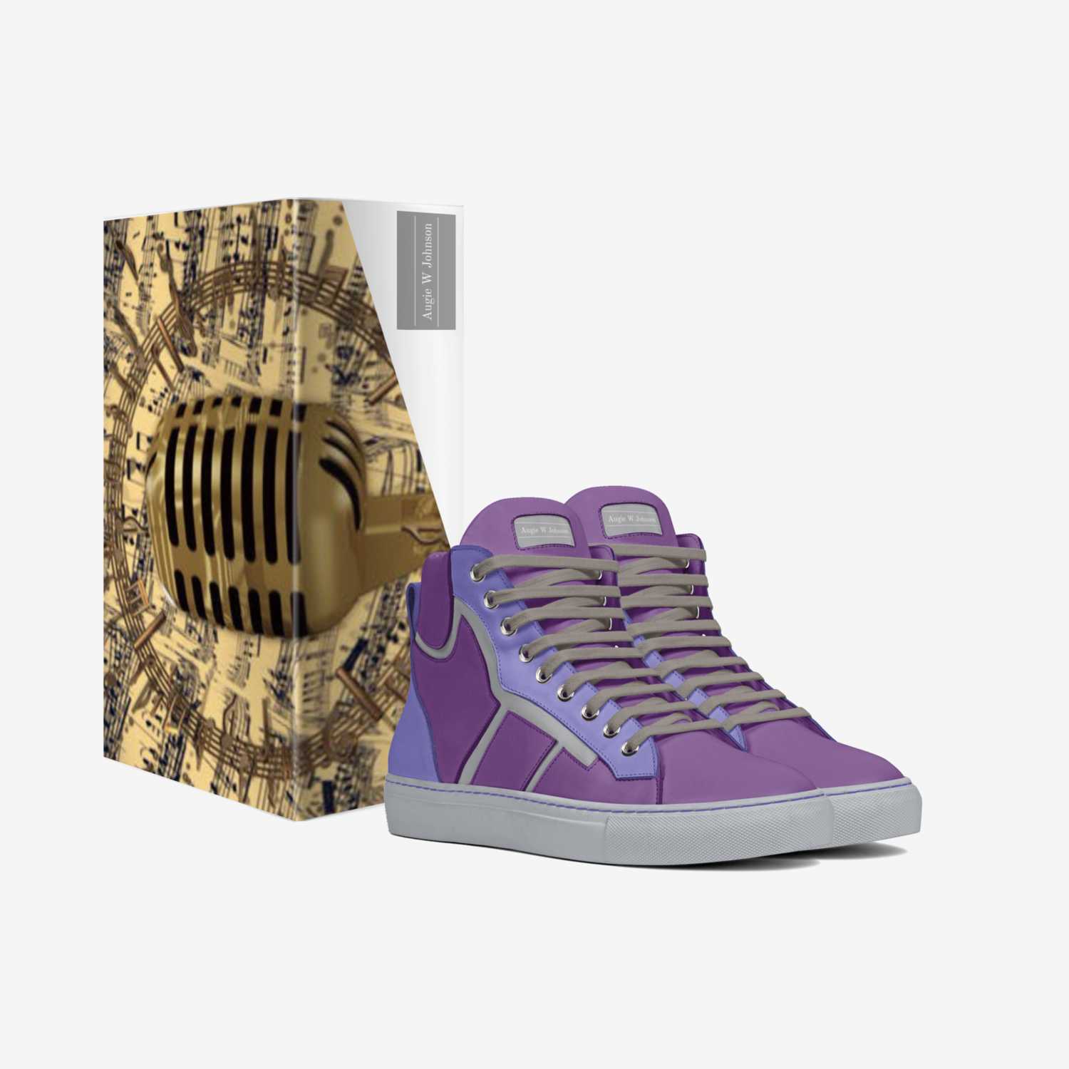 Augie W Johnson custom made in Italy shoes by Tishema Johnson Cromwell | Box view