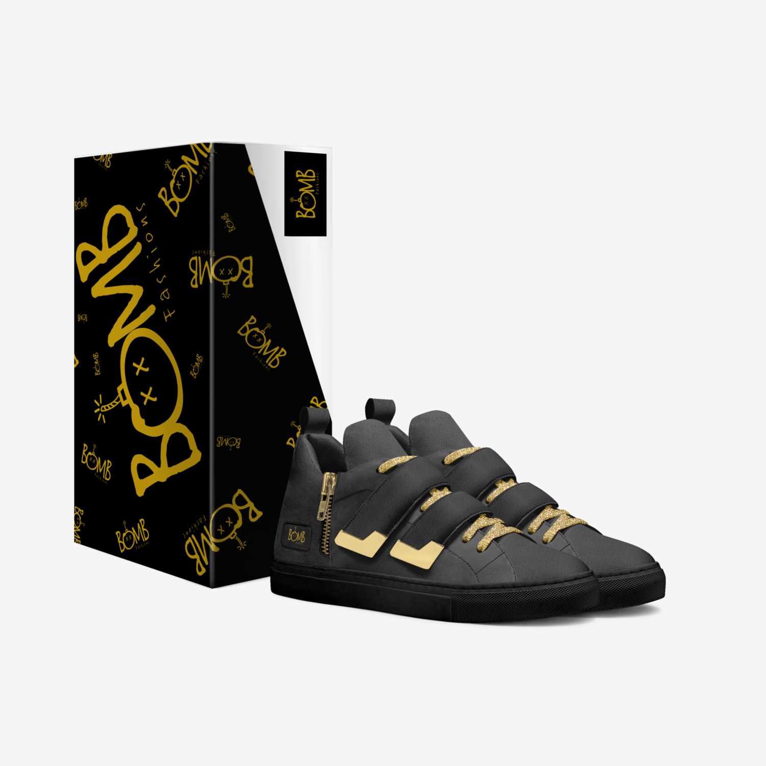 BOMB Fashions BF7 custom made in Italy shoes by Solus Jones | Box view