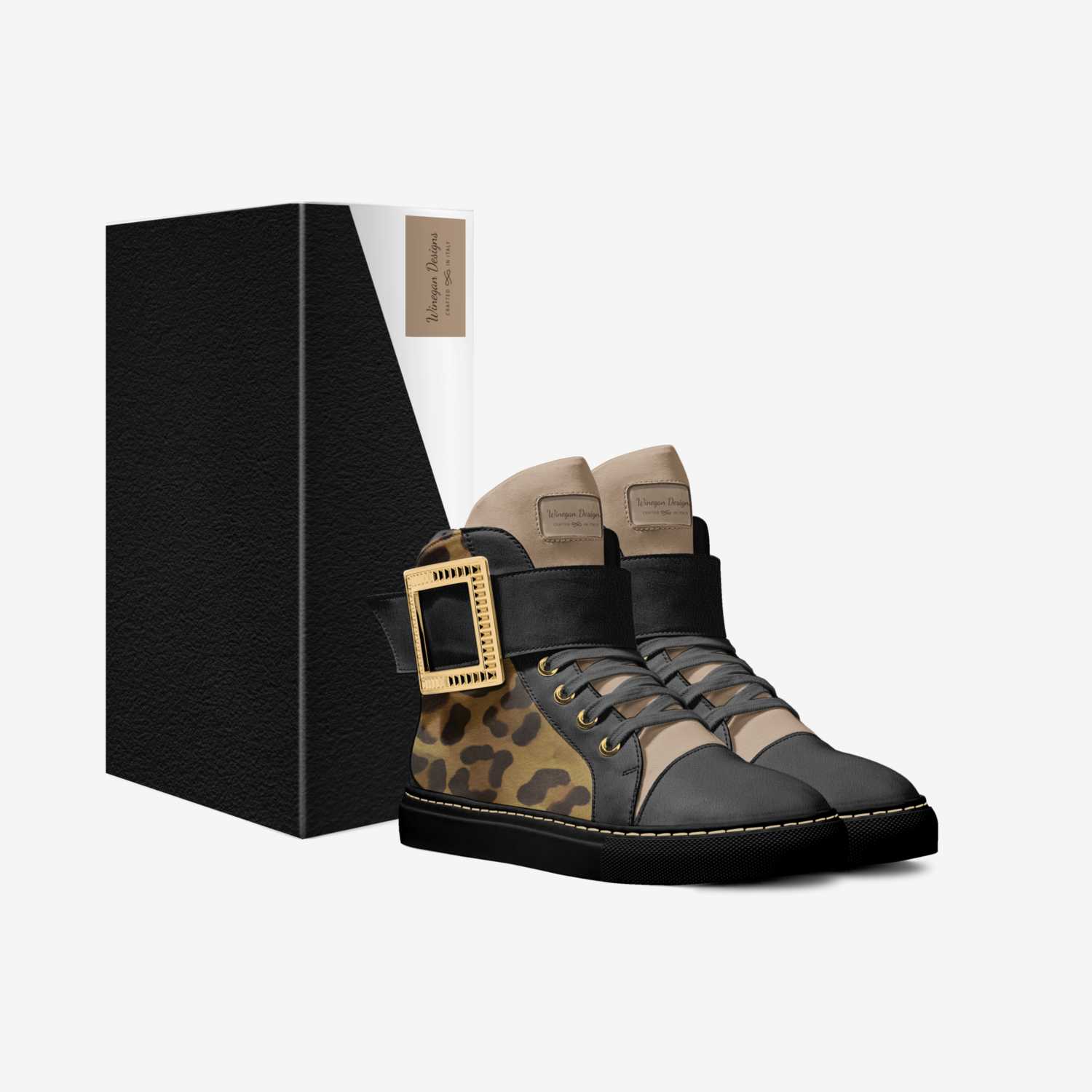 Bold Allure Black custom made in Italy shoes by Ryan Winegan | Box view