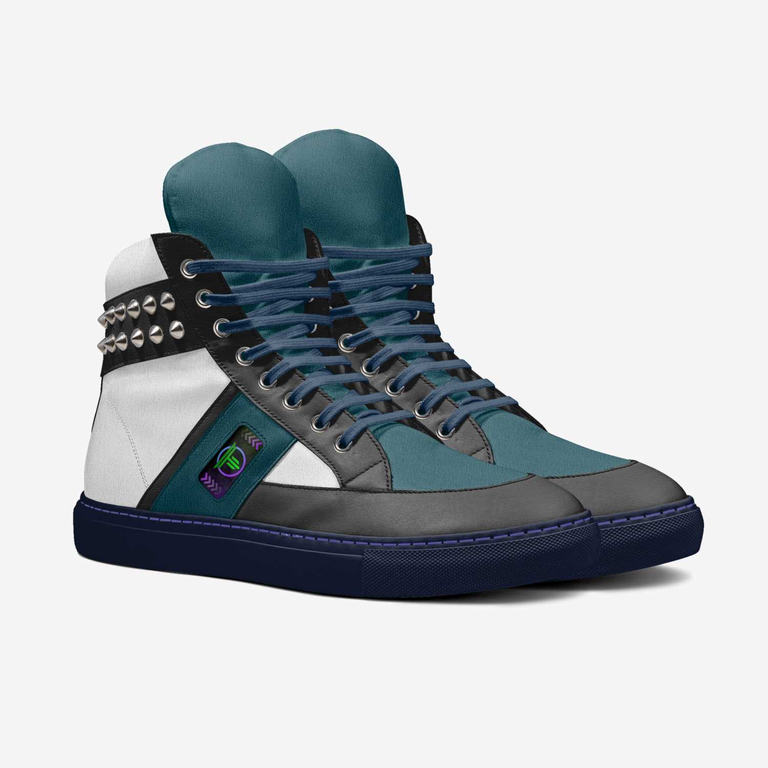 TT Street Stompers custom made in Italy shoes by Tristian Triscuit | Double view