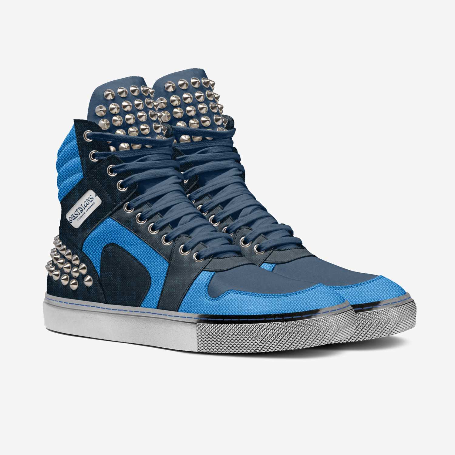 OBSIDIANS .0 custom made in Italy shoes by Monroe King | Double view