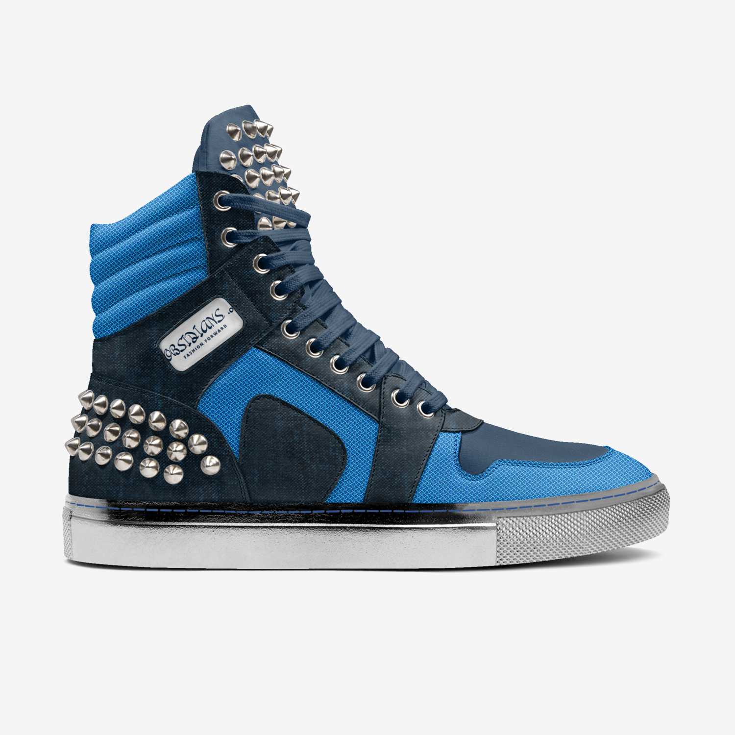 OBSIDIANS .0 custom made in Italy shoes by Monroe King | Side view