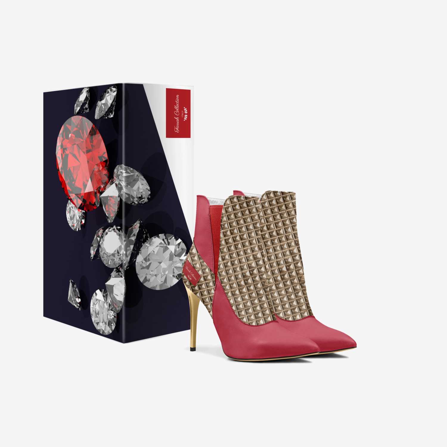 Farrah Collection custom made in Italy shoes by Melody Jones | Box view