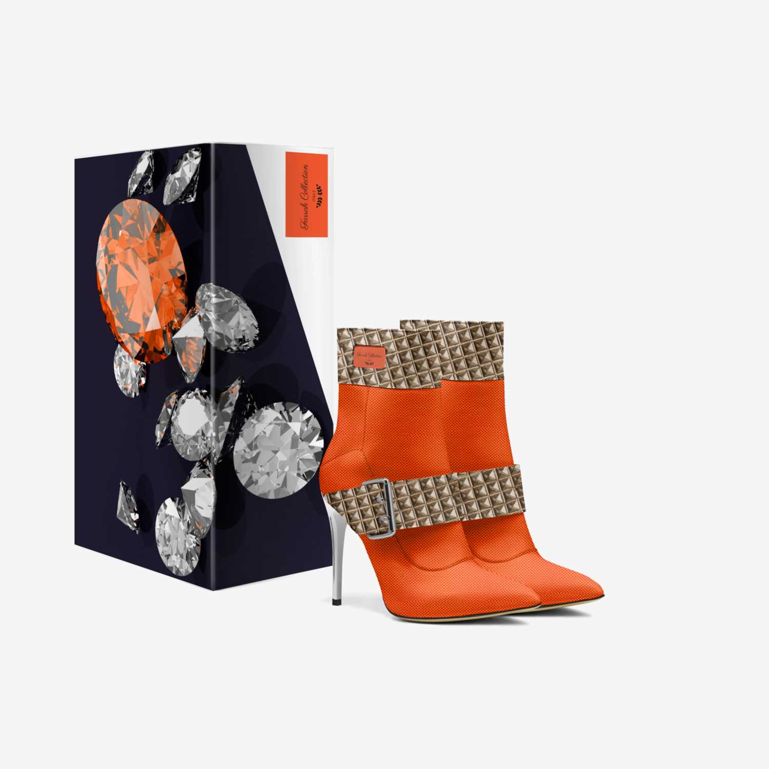 Farrah Collection  custom made in Italy shoes by Melody Jones | Box view