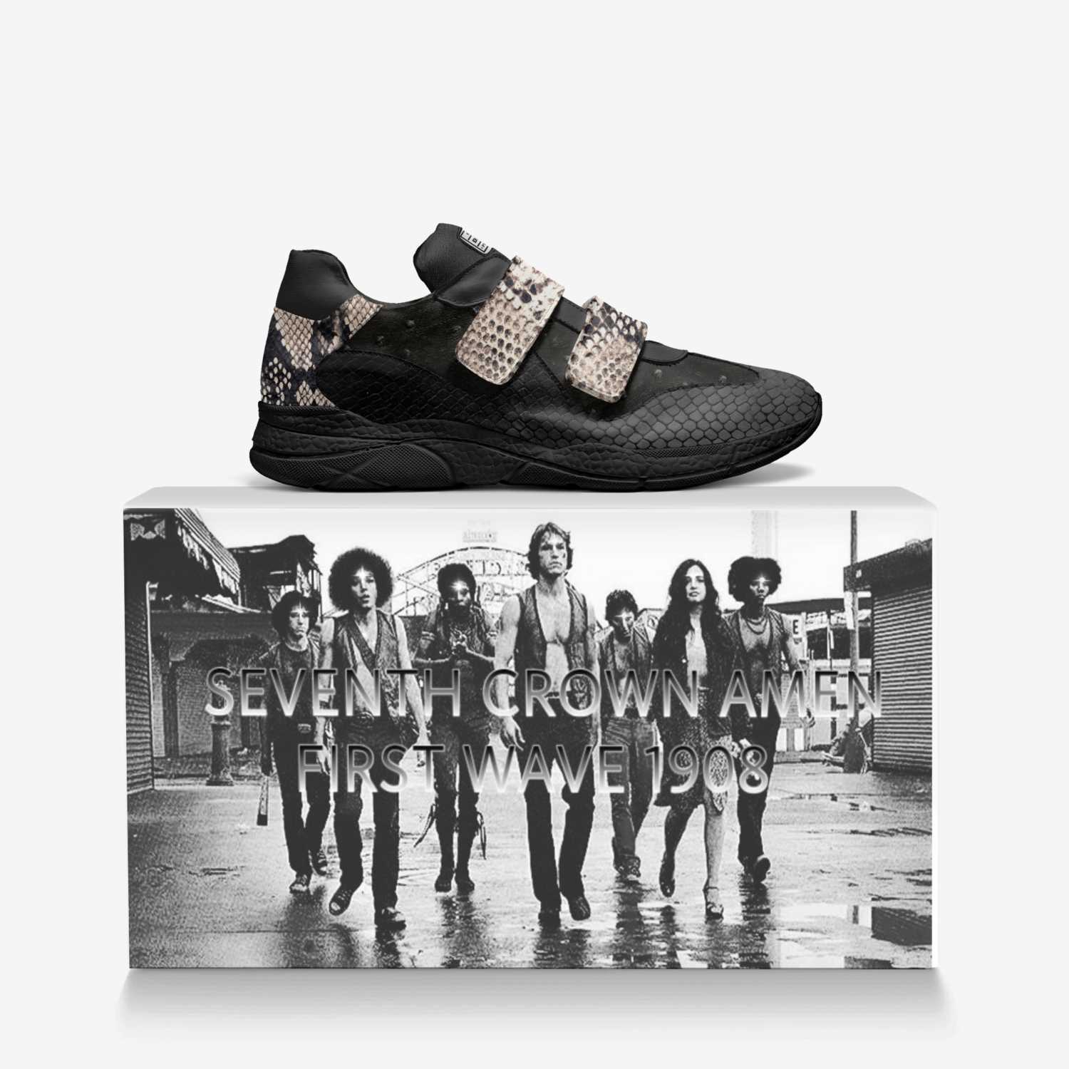 DESTROYER CLUB custom made in Italy shoes by Redstar Mafia | Over box view