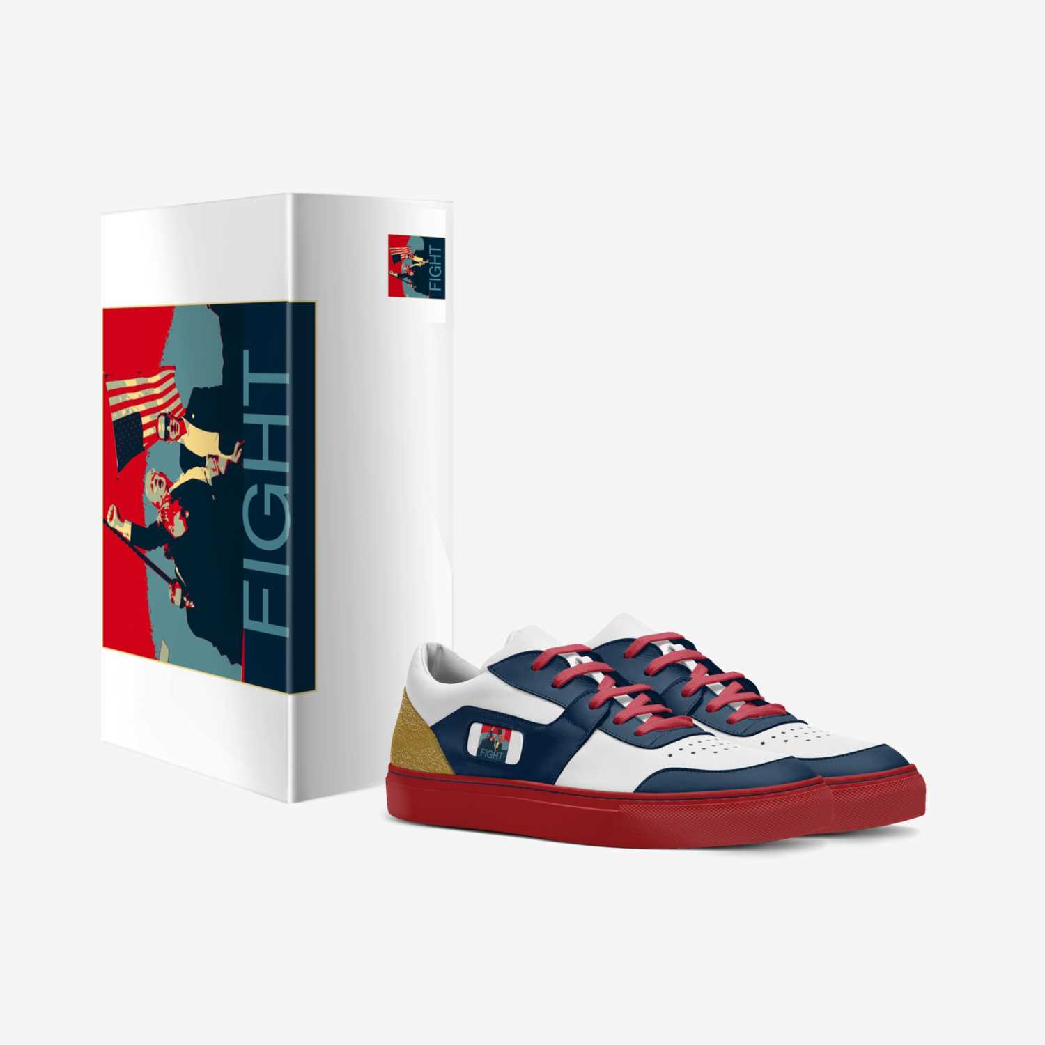 FIGHT! custom made in Italy shoes by Garett Harris | Box view