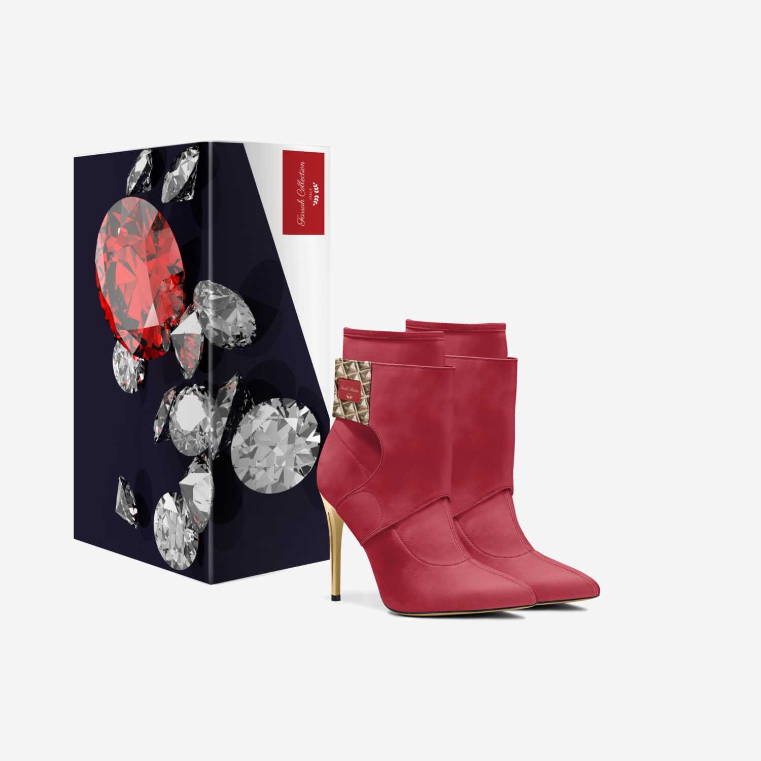 Farrah Collection custom made in Italy shoes by Melody Jones | Box view