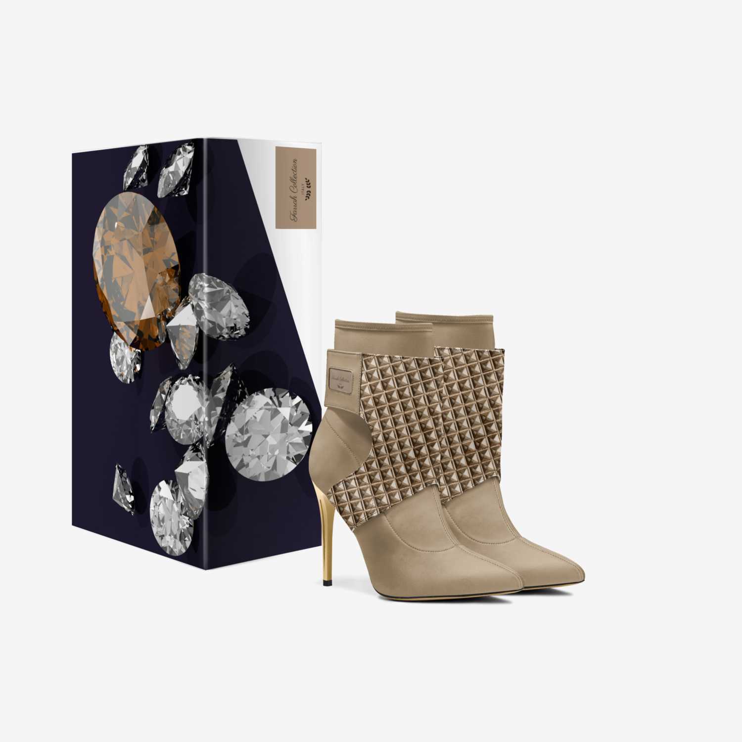 Farrah Collection  custom made in Italy shoes by Melody Jones | Box view
