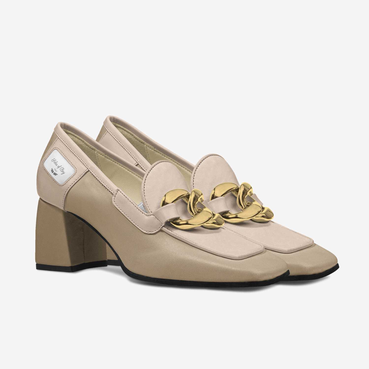 Soles of Bey  custom made in Italy shoes by Quiame Bey | Double view