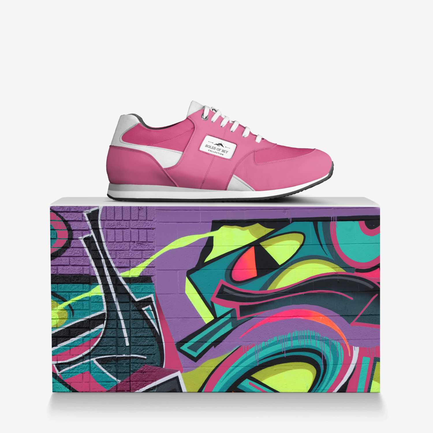 Soles of Bey  custom made in Italy shoes by Quiame Bey | Over box view